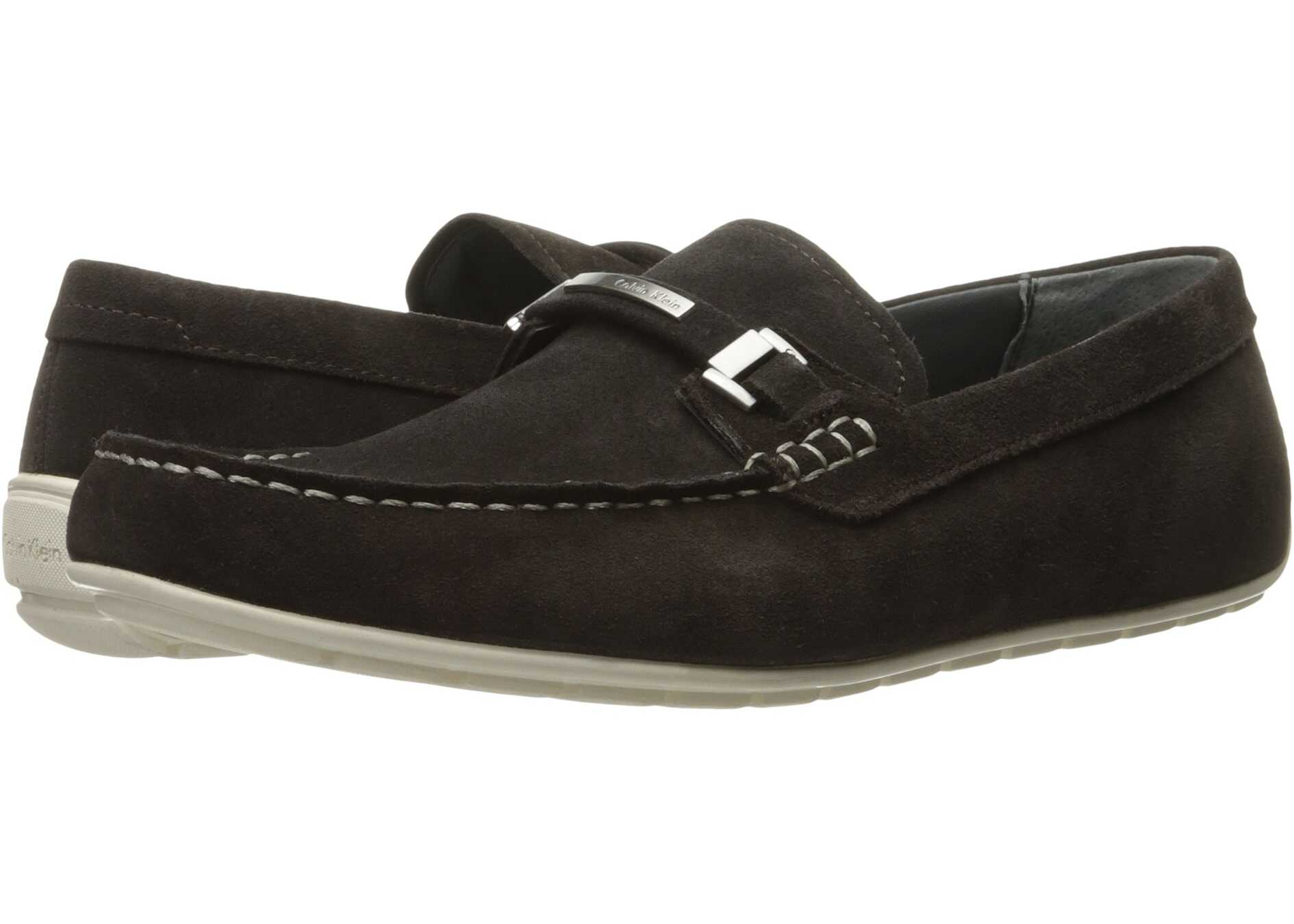 Mocasin Calvin Klein Ignacio Dark Brown Oily Suede