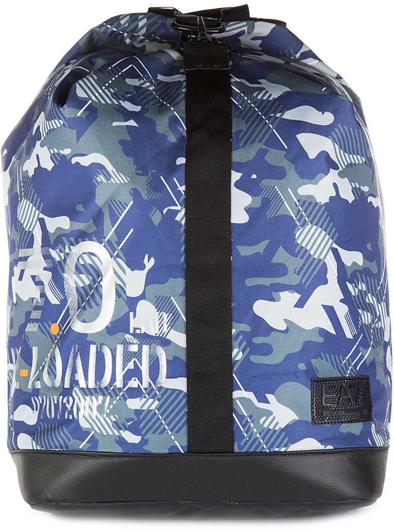 Rucsac EA7 Nylon Rucksack Backpack Travel Train 7.0 Blue