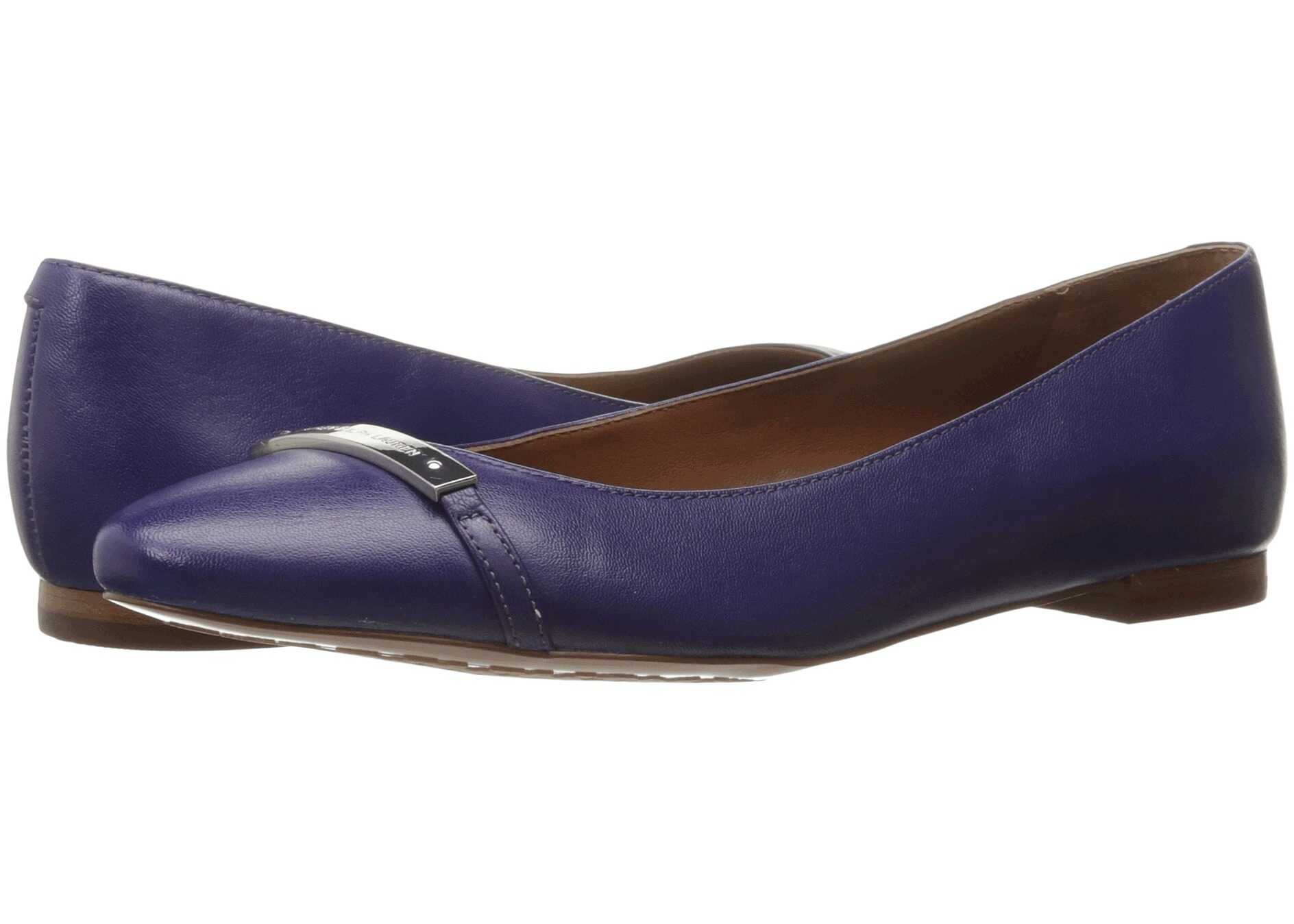 Balerin Ralph Lauren Farrel Purple Lake Kidskin