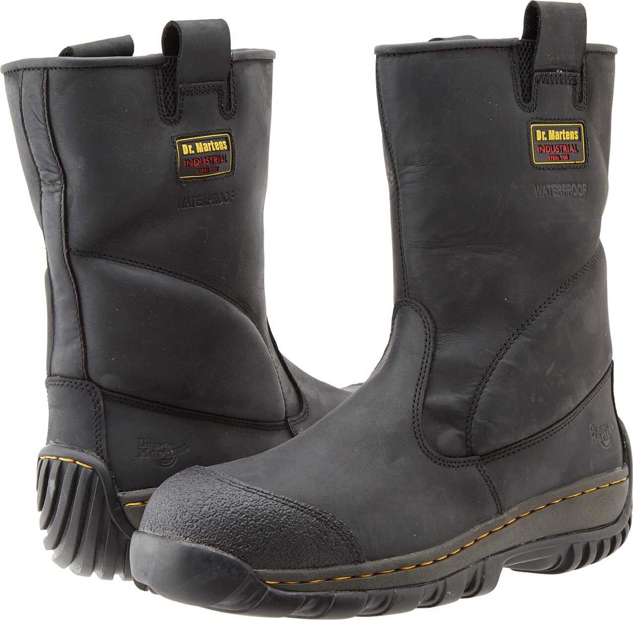 Dr. Martens Work Kestrel ST Rigger Boot* Black Industrial Greasy