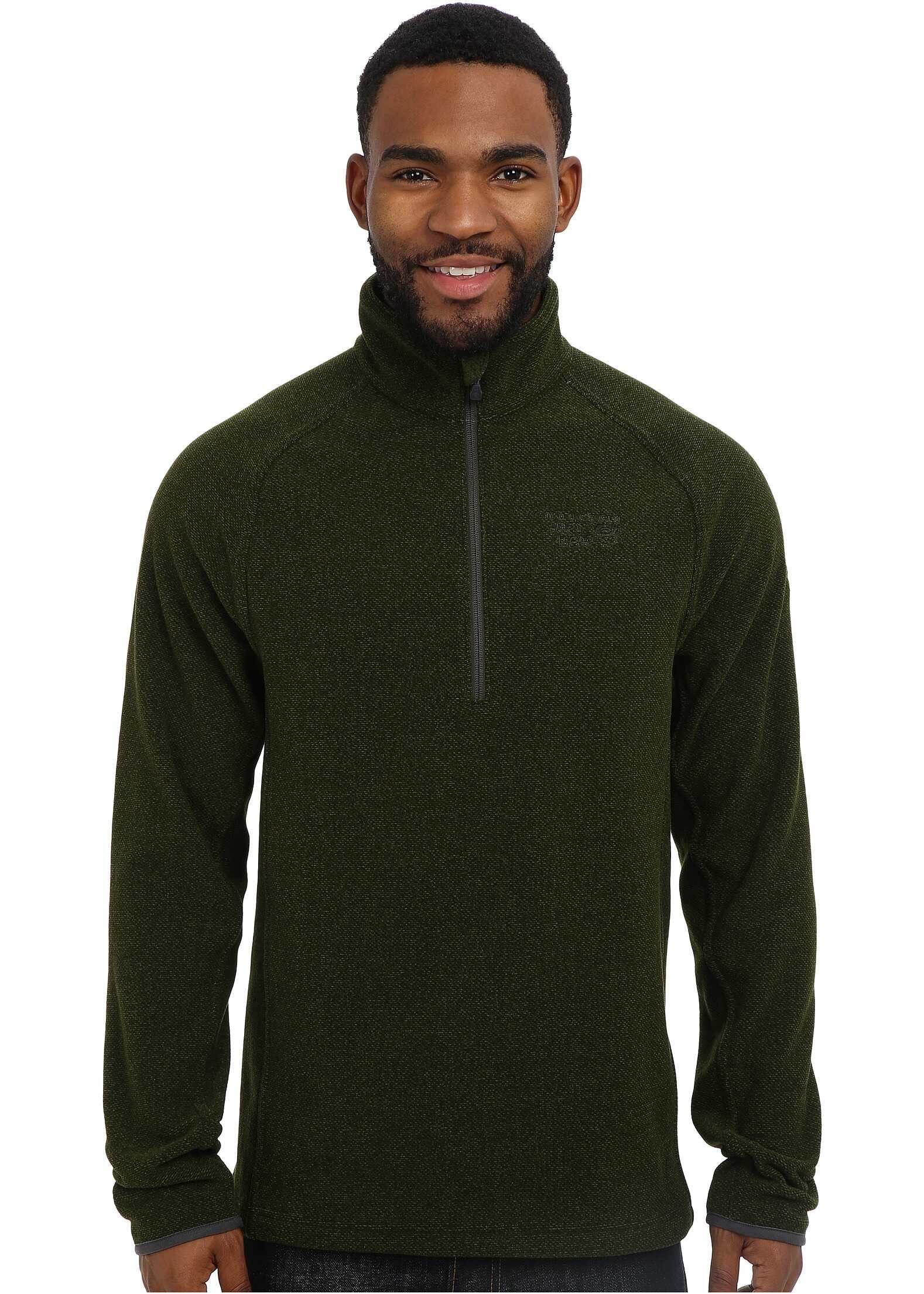 Mountain Hardwear Toasty Tweed™ Quarter Zip Pullover* Greenscape