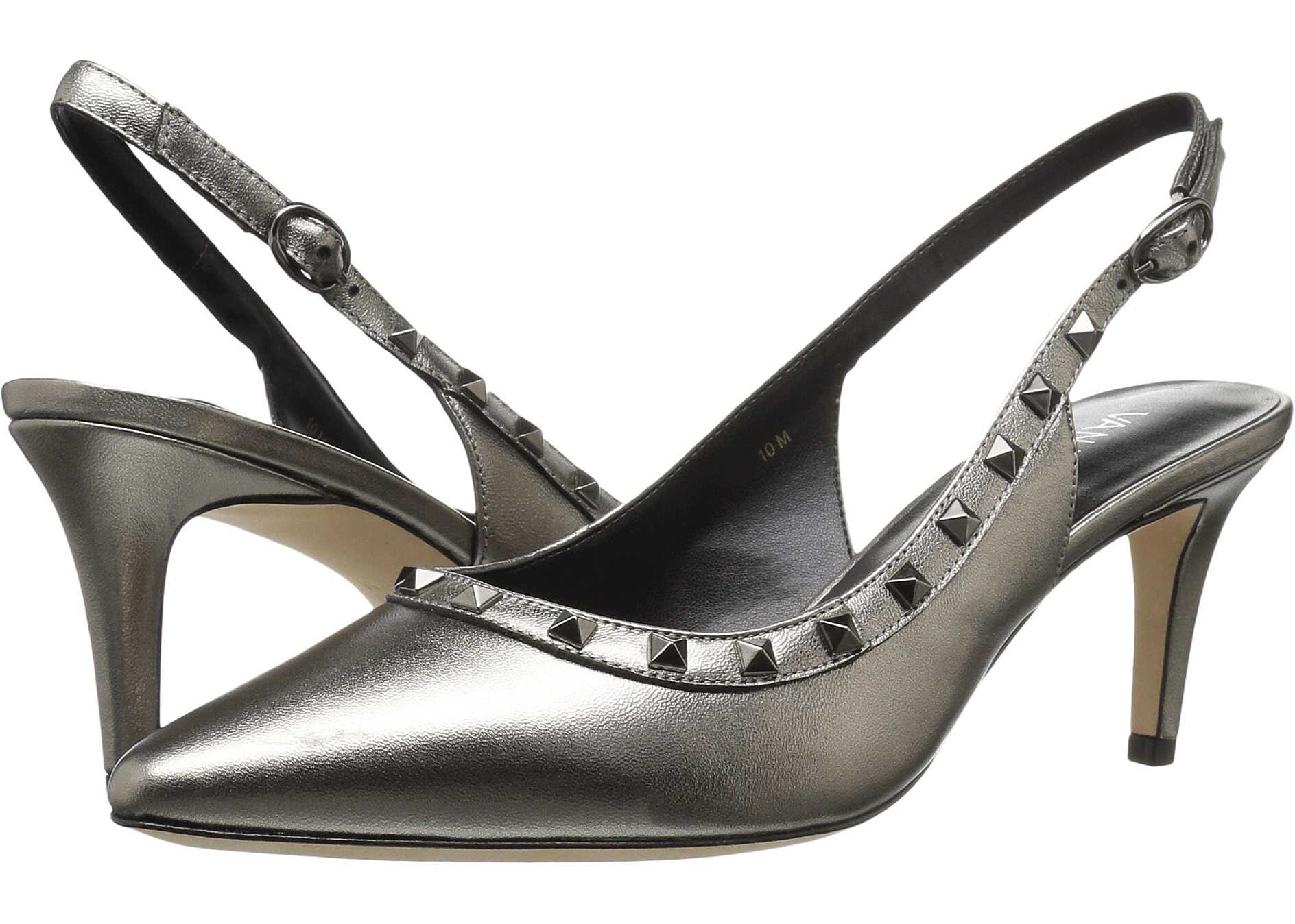 Pantof Vaneli Harriet Pewter Pearl Nappa/Gunmetal Trim