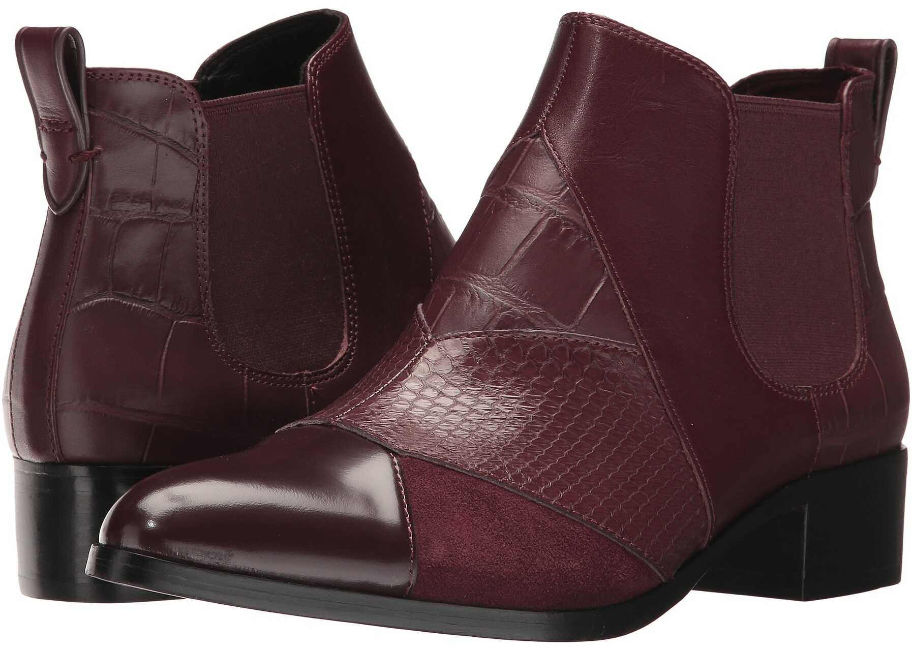 COACH Suffolk Patchwork Warm Oxblood/Warm Oxblood Patchwork Snake/Calf