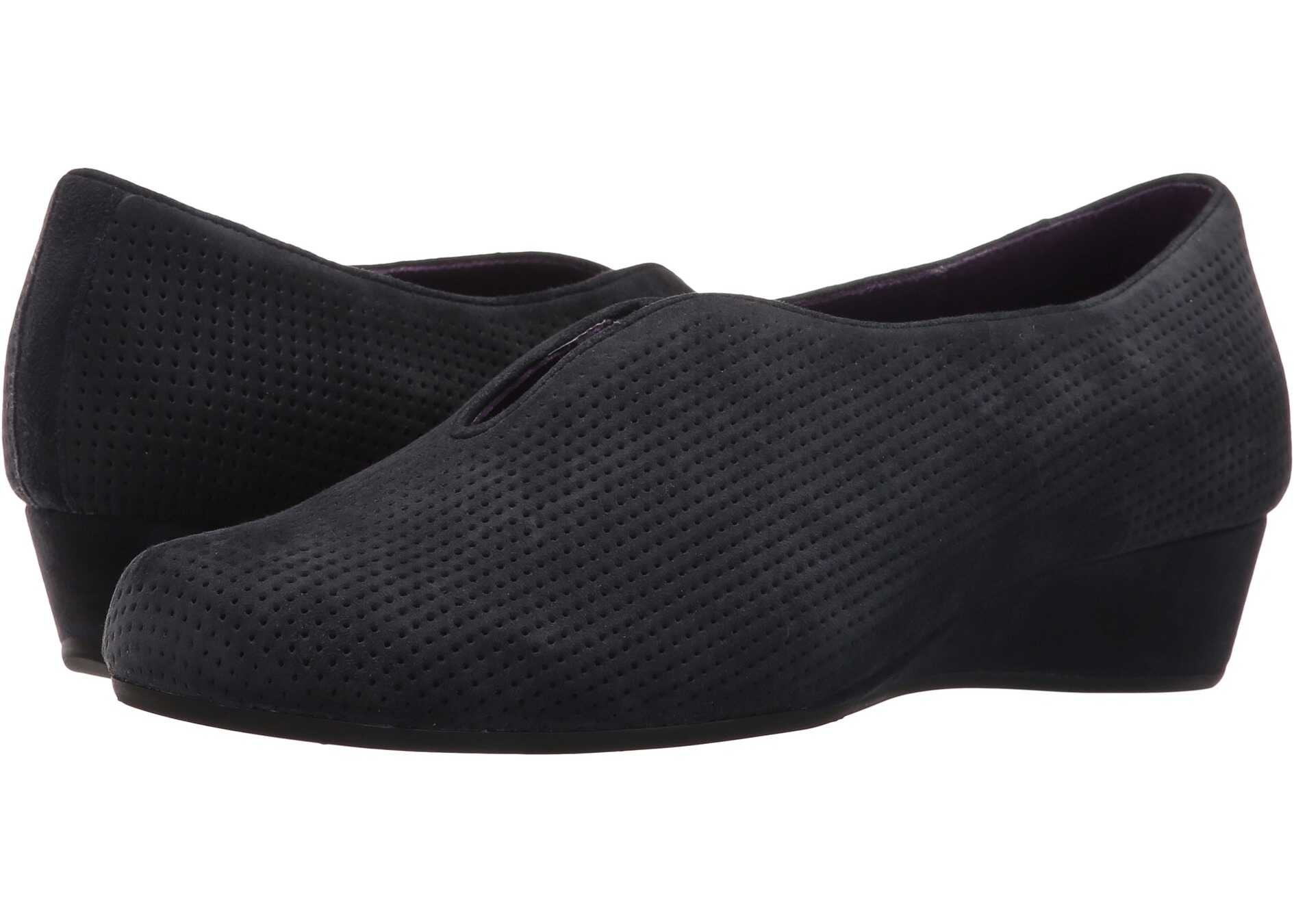 Mocasin Vaneli Mango Navy Perforated Suede