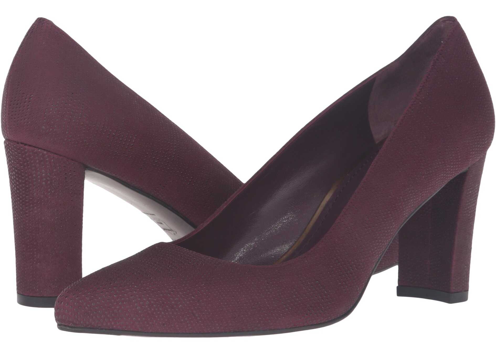 Pantof Stuart Weitzman Tessadap Bordeaux Goose Bump Nappa