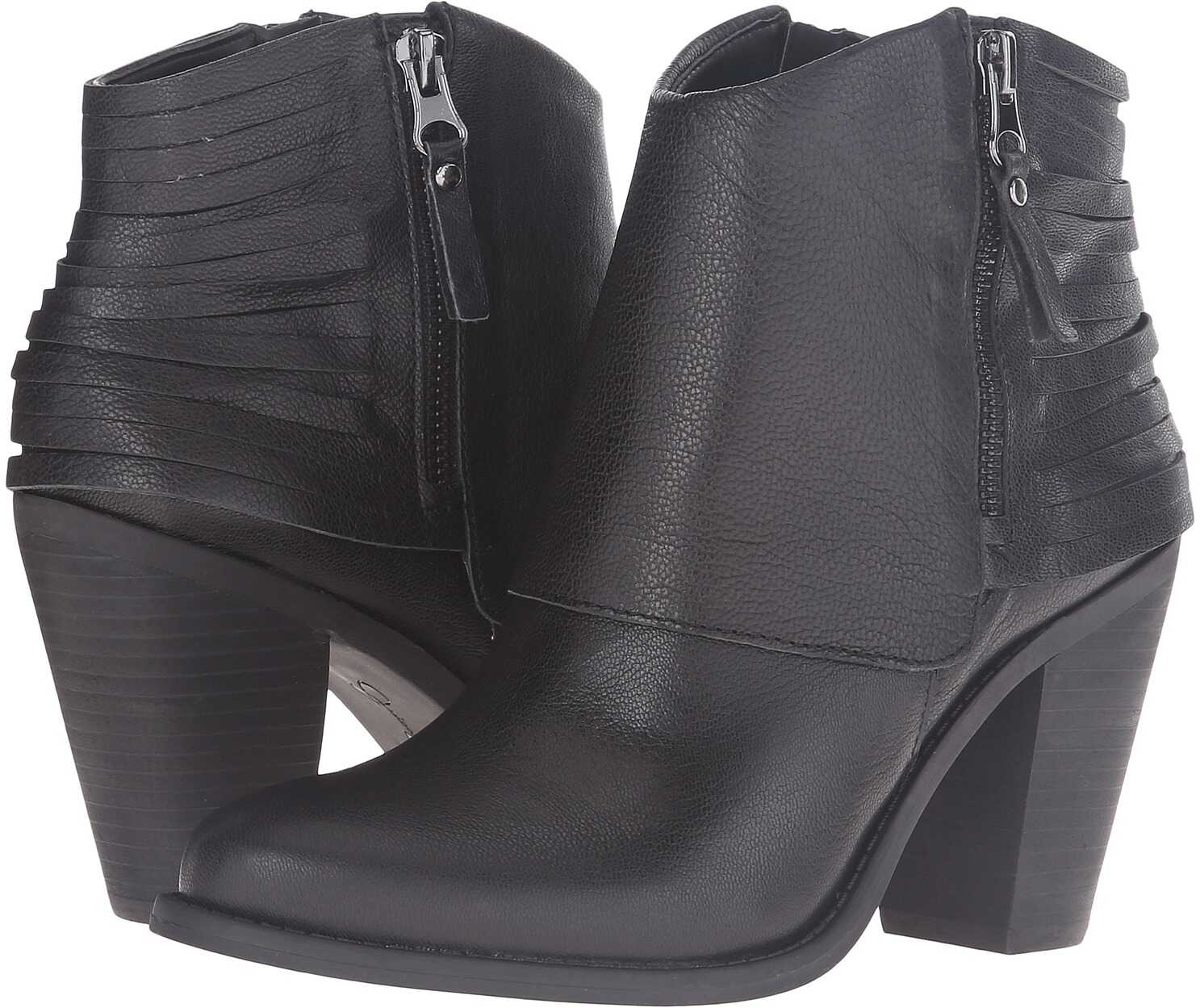 Gheata Jessica Simpson Cerrina Black Waxy Goat Leather