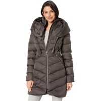 Geci de Iarna Pillow Collar Coat with PU Cord Femei