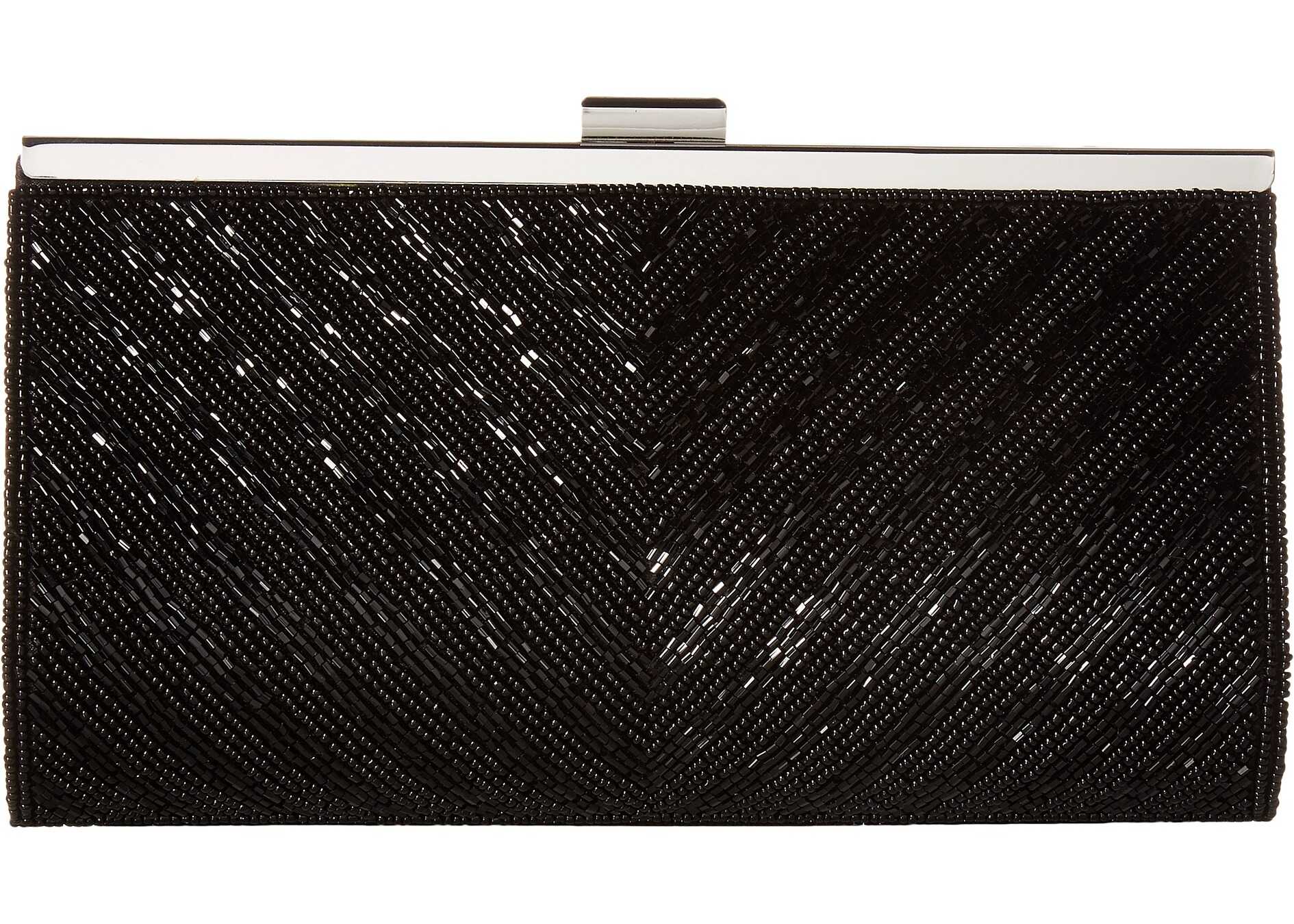 Geanta femei Nina Haelyn Black Beaded
