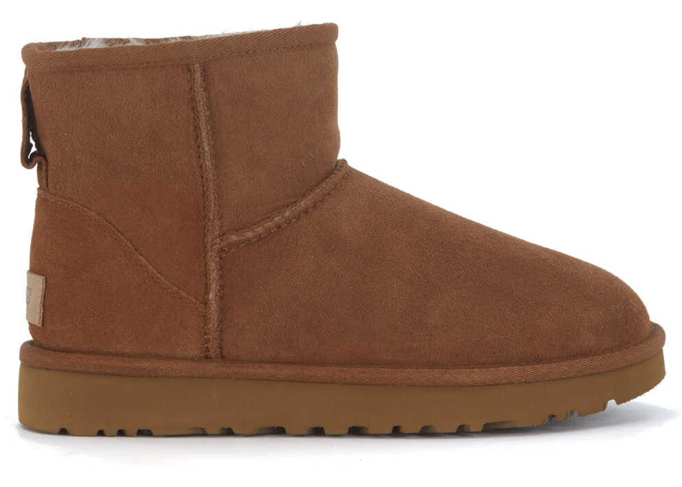 Gheata UGG Classic Ii Mini Ankle Boots In Brown Suede Brown