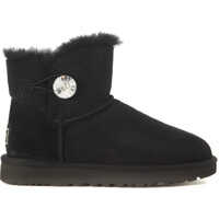 Ghete & Cizme UGG Tronchetto Ugg Classic Ii Mini Bailey Button In Suede