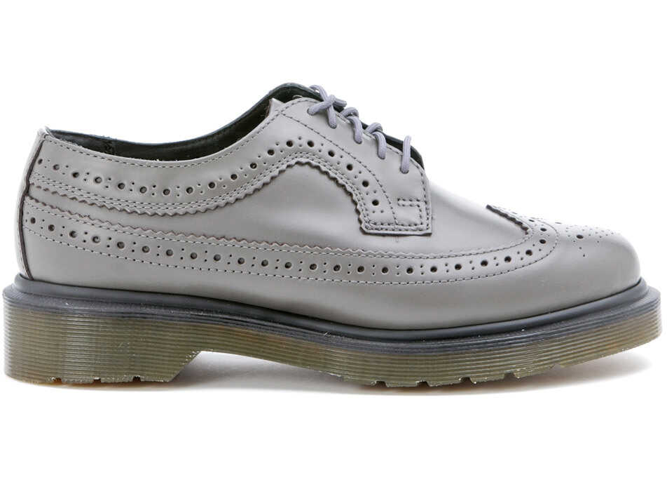 Pantof Dr. Martens Dr Martens Mud Lace Up Brogue Shoes Grey