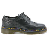 Pantofi Oxford Black Lace Up Brogue Shoes Femei