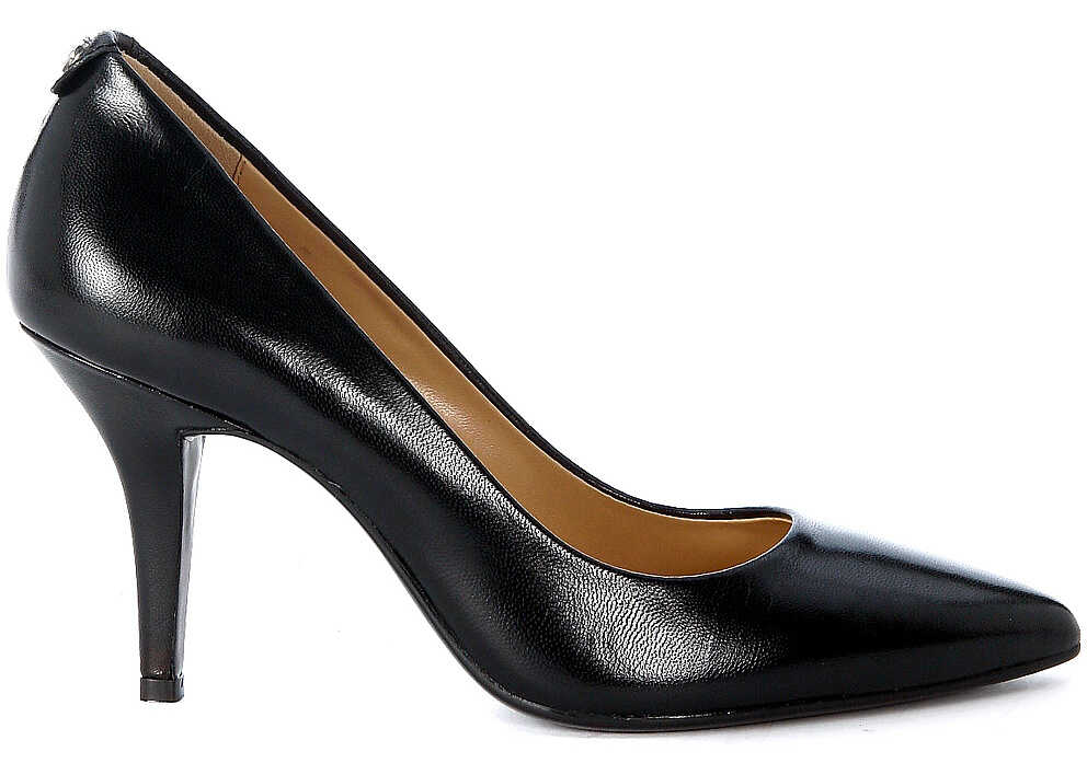 Pantof Michael Kors Decolletè Michael Kors Mk-Flex Mid Pump In Black Soft Leather Black
