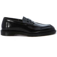 Mocasini Penton Loafer In Black Brushed Leather Barbati