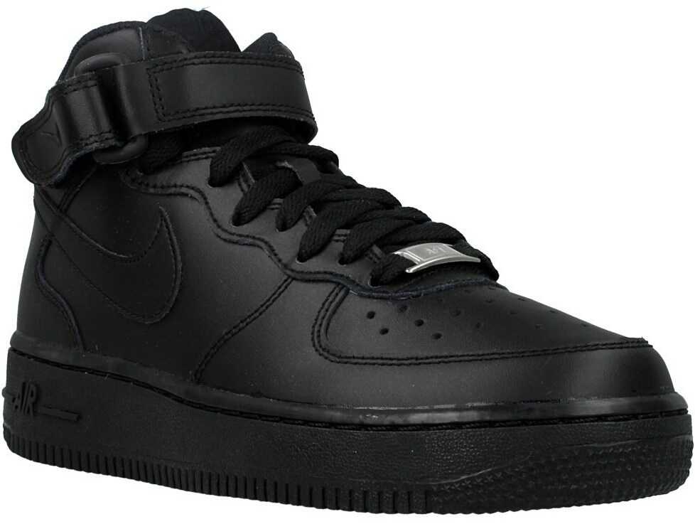 Tenis Nike Air Force 1 Mid GS Graphite,Black