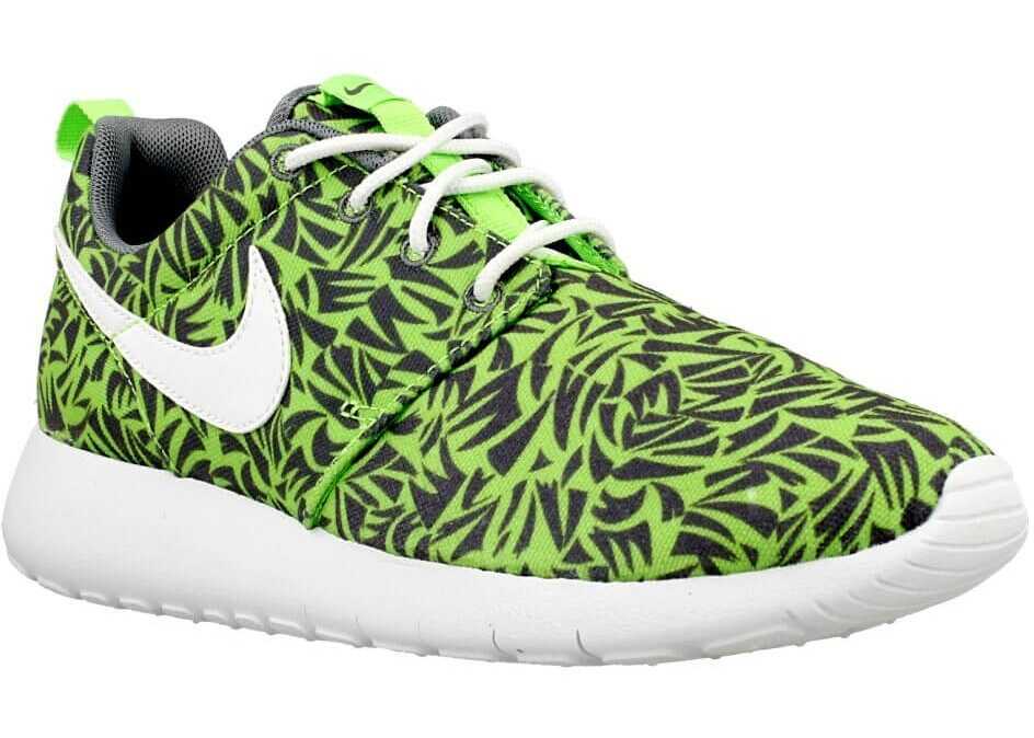 Nike Roshe One Print GS 677782 NEGRE/VERDE