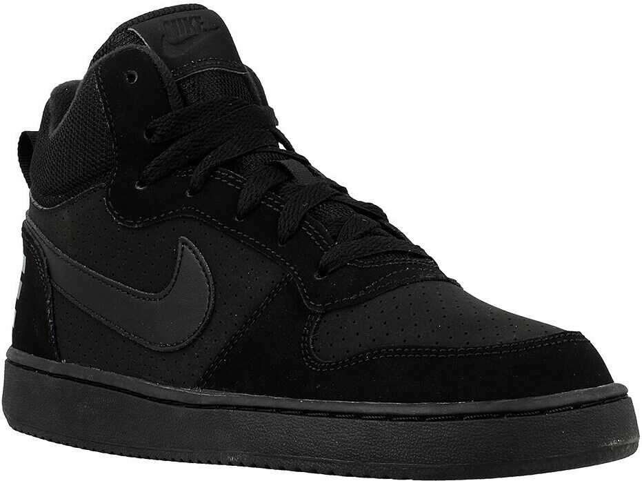 Nike Court Borough Mid GS 839977 NEGRE