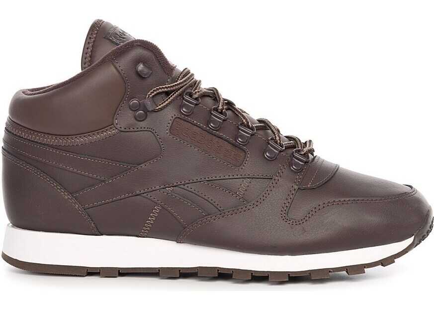 Gheata Reebok CL Leather Mid Basic Brown