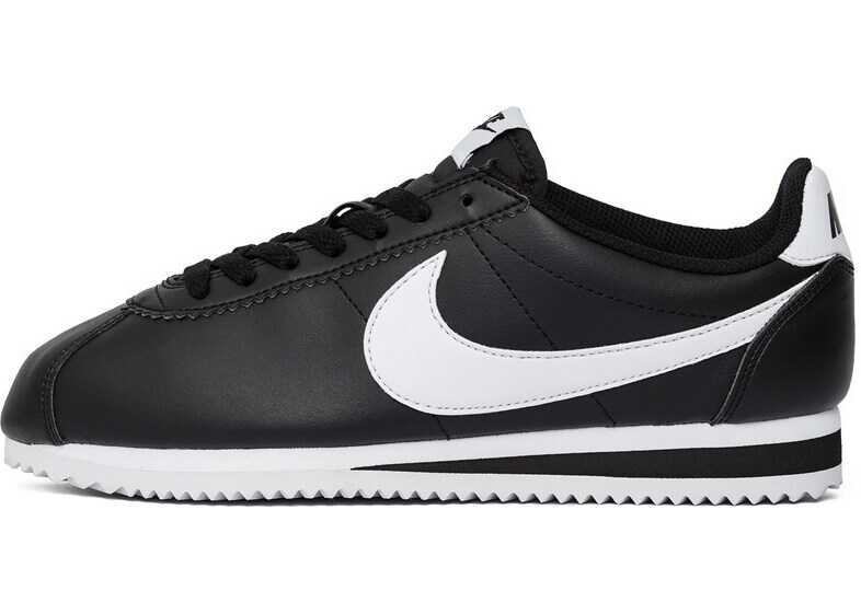 Nike Wmns Classic Cortez Leather Black 807471 ALB/NEGRE