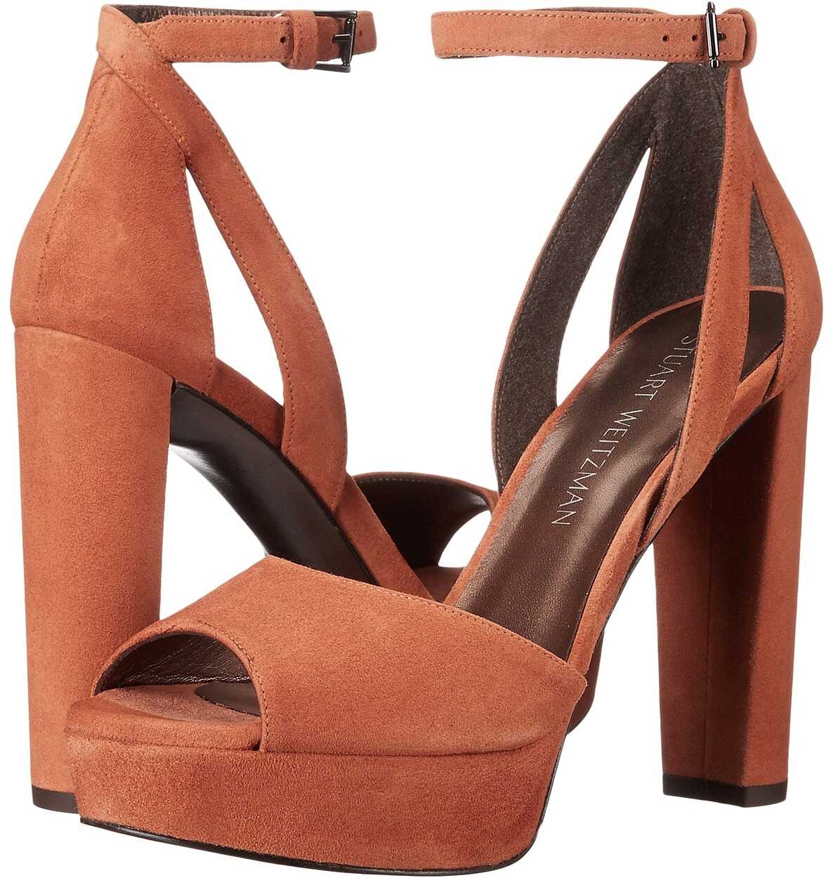 Sandala Stuart Weitzman Hijinx Toffee Suede