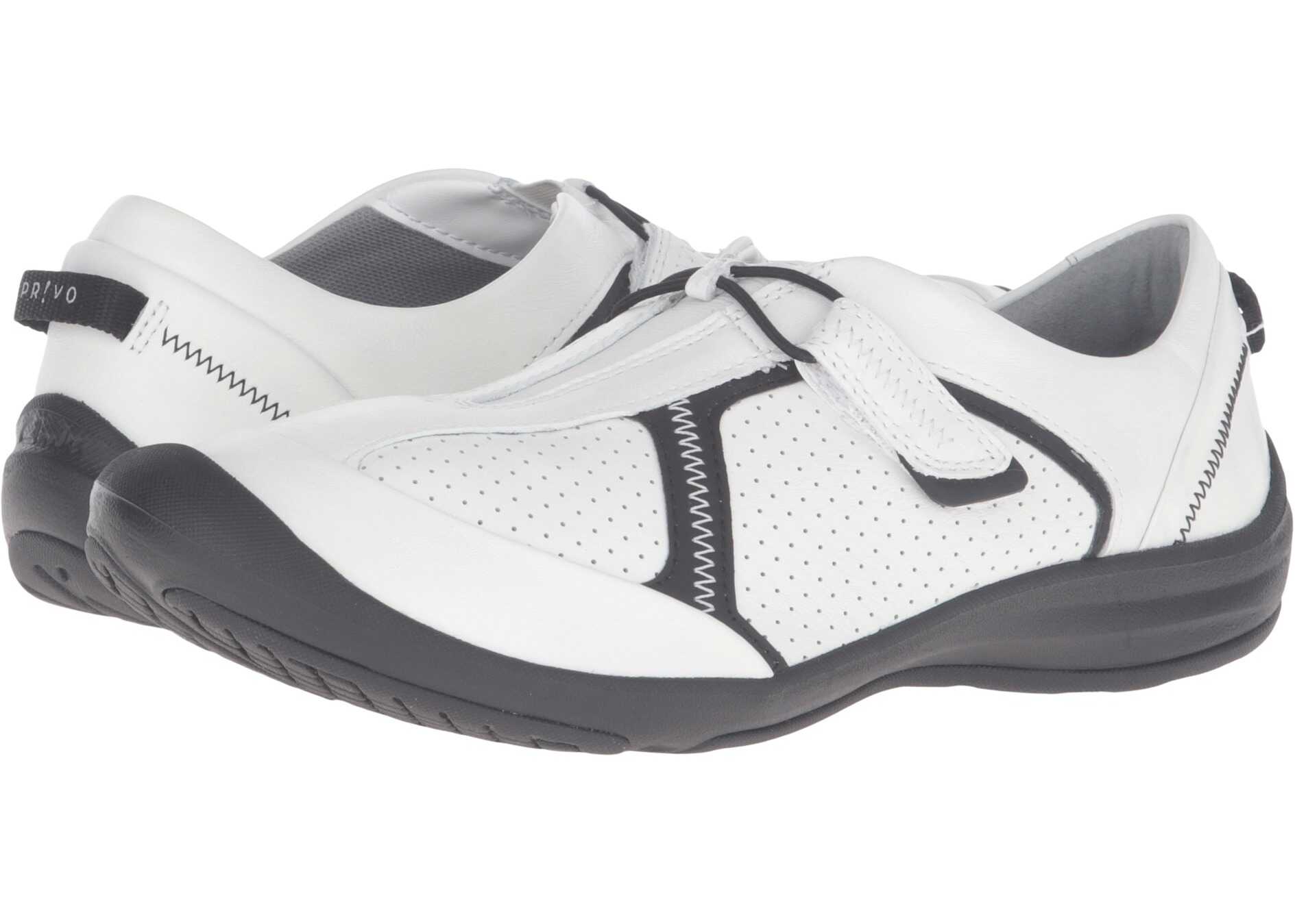 Balerin Clarks Asney Slip-On White Leather