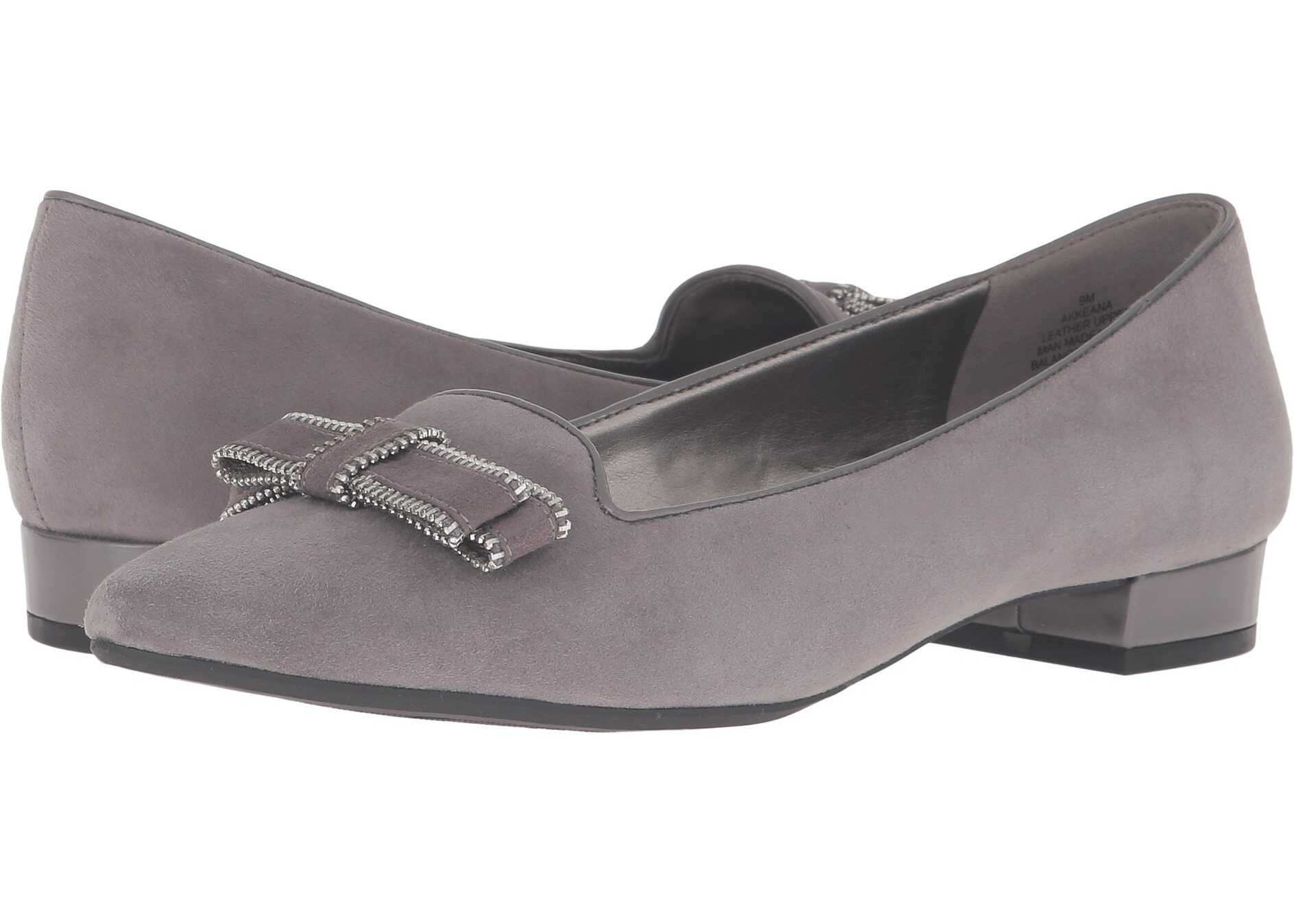 Balerin Anne Klein Keana Dark Grey Multi Suede