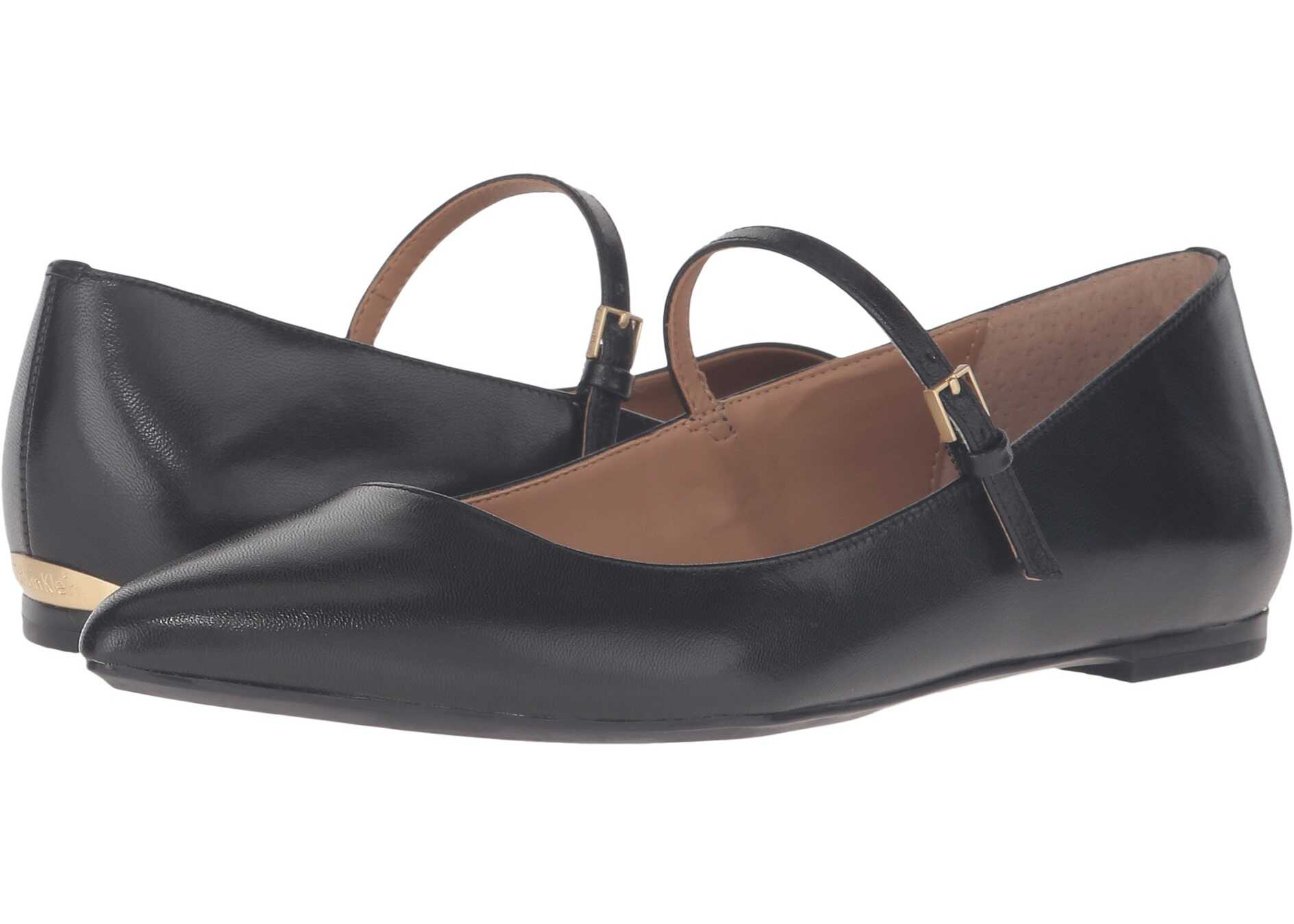 Balerin Calvin Klein Gracy Black Leather/Patent