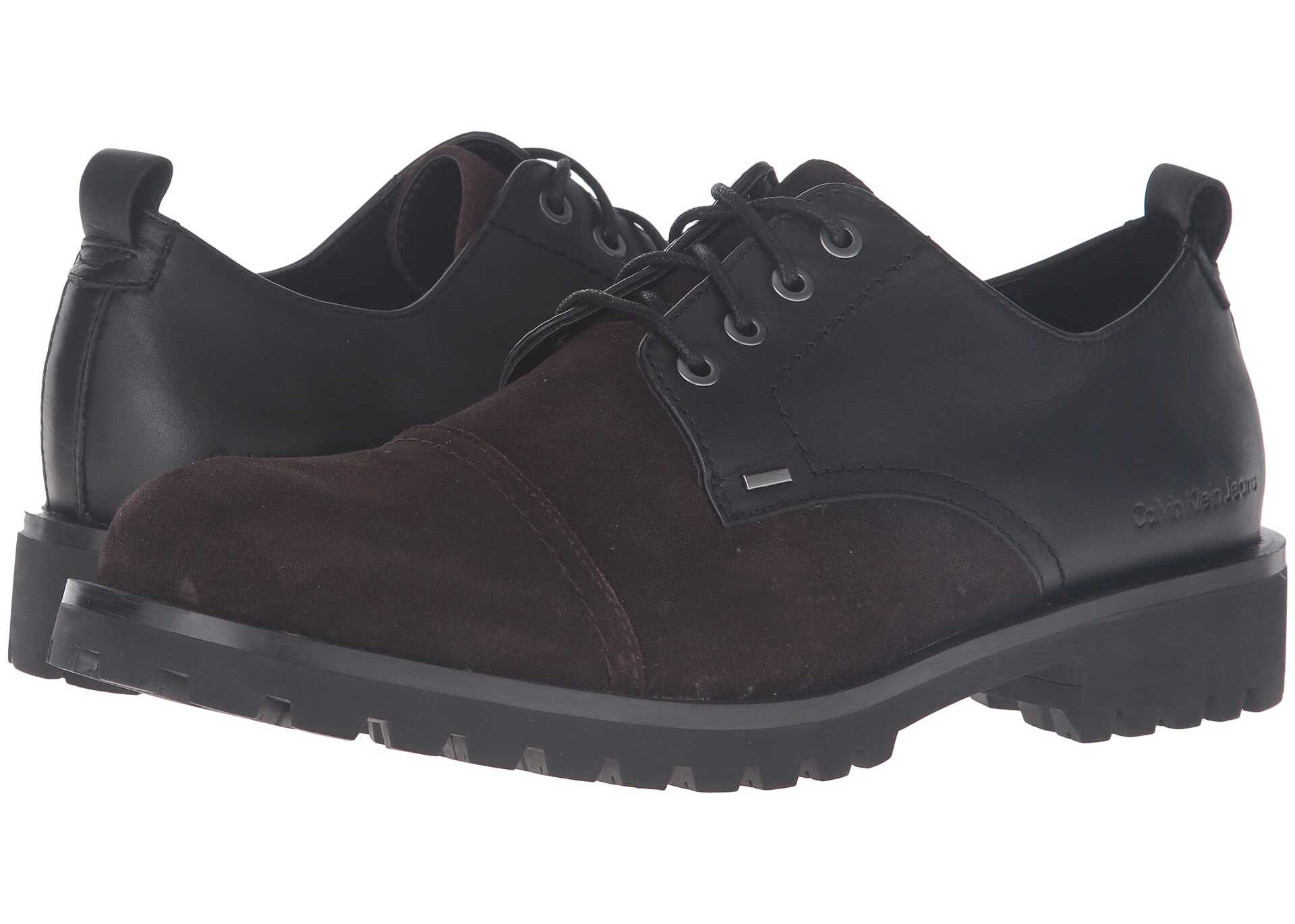 Pantof Calvin Klein Jeans Nox Mocha Oiled Suede/Brushed Calf