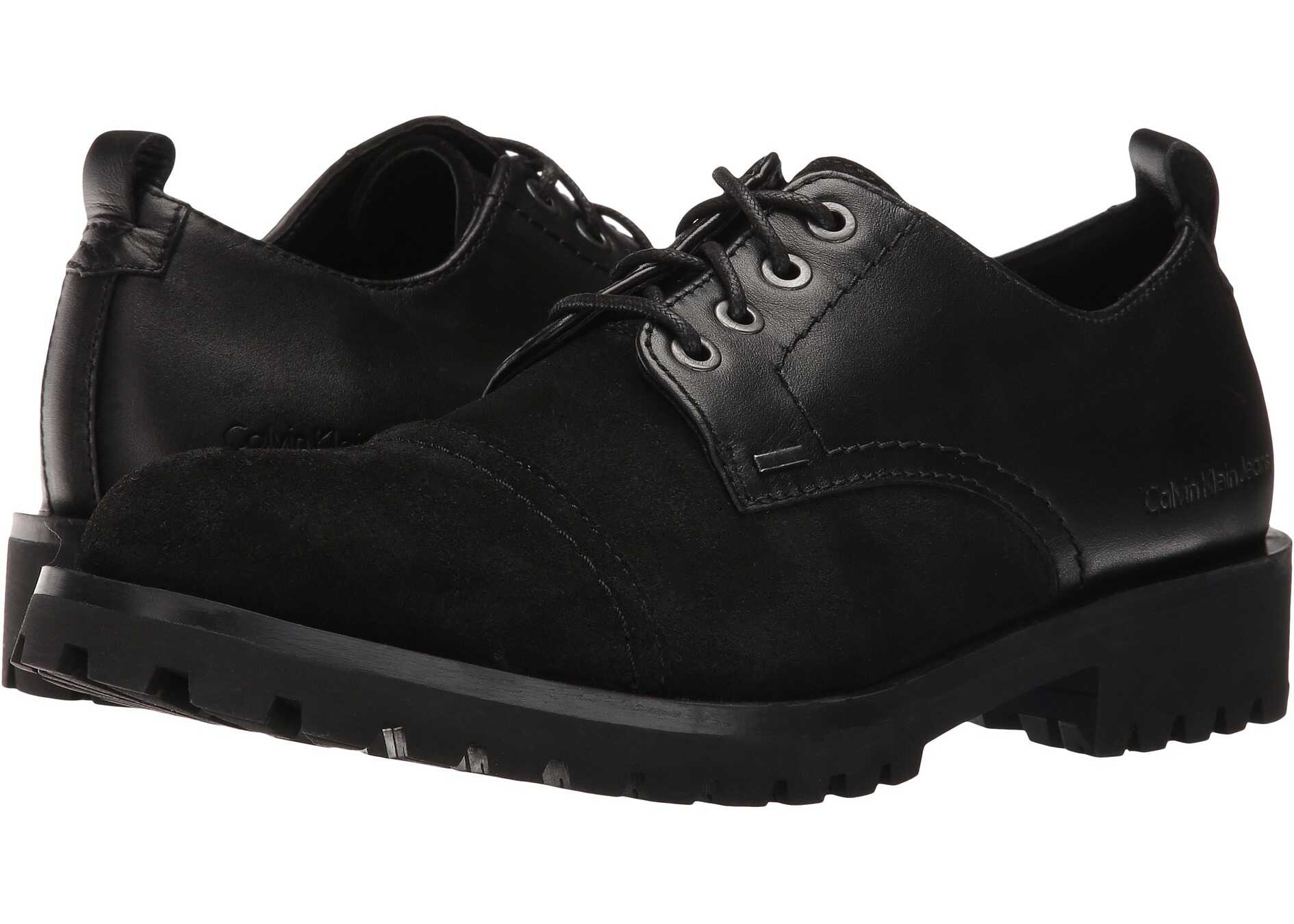 Pantof Calvin Klein Jeans Nox Black Oil Suede