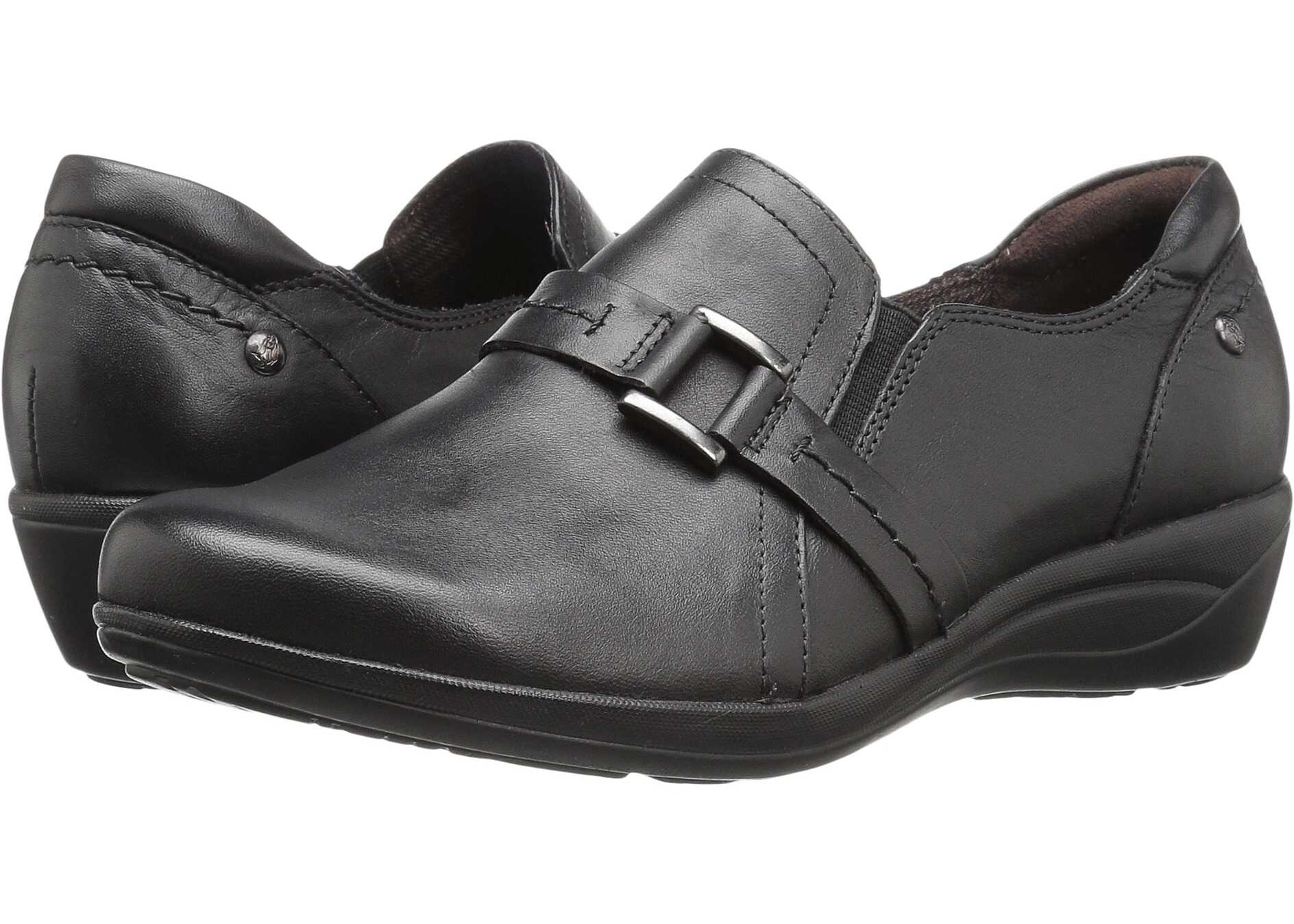 Mocasin Hush Puppies Charming Oleena Black Leather