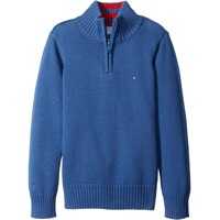 Pulovere Edward 1/2 Zip with Rib Stitch Sweater (Toddler/Little Kids) Baieti