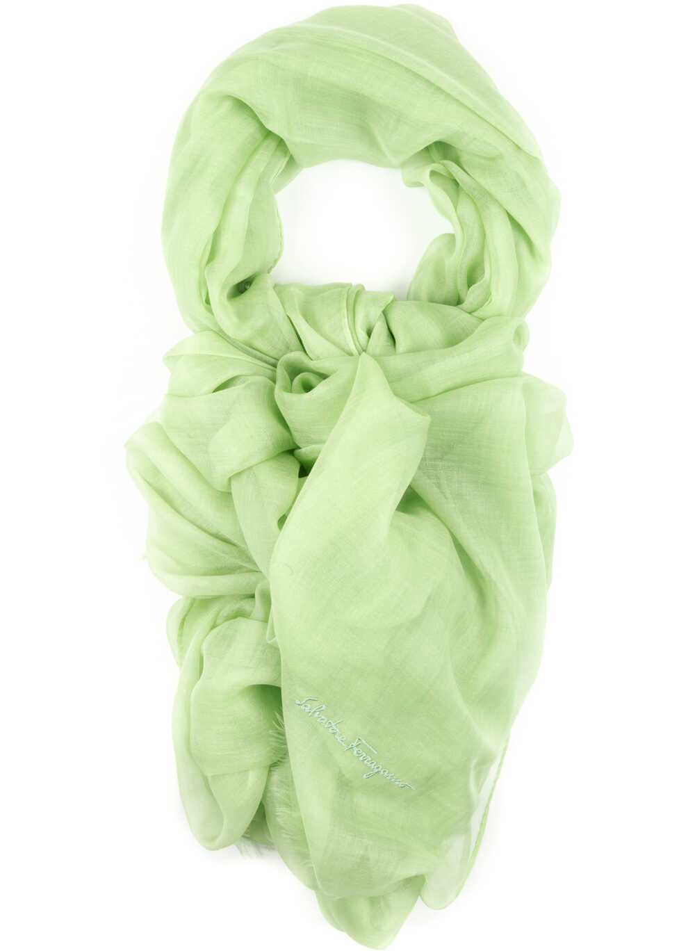 Esarfa Salvatore Ferragamo Nuvola Stole MENTHE