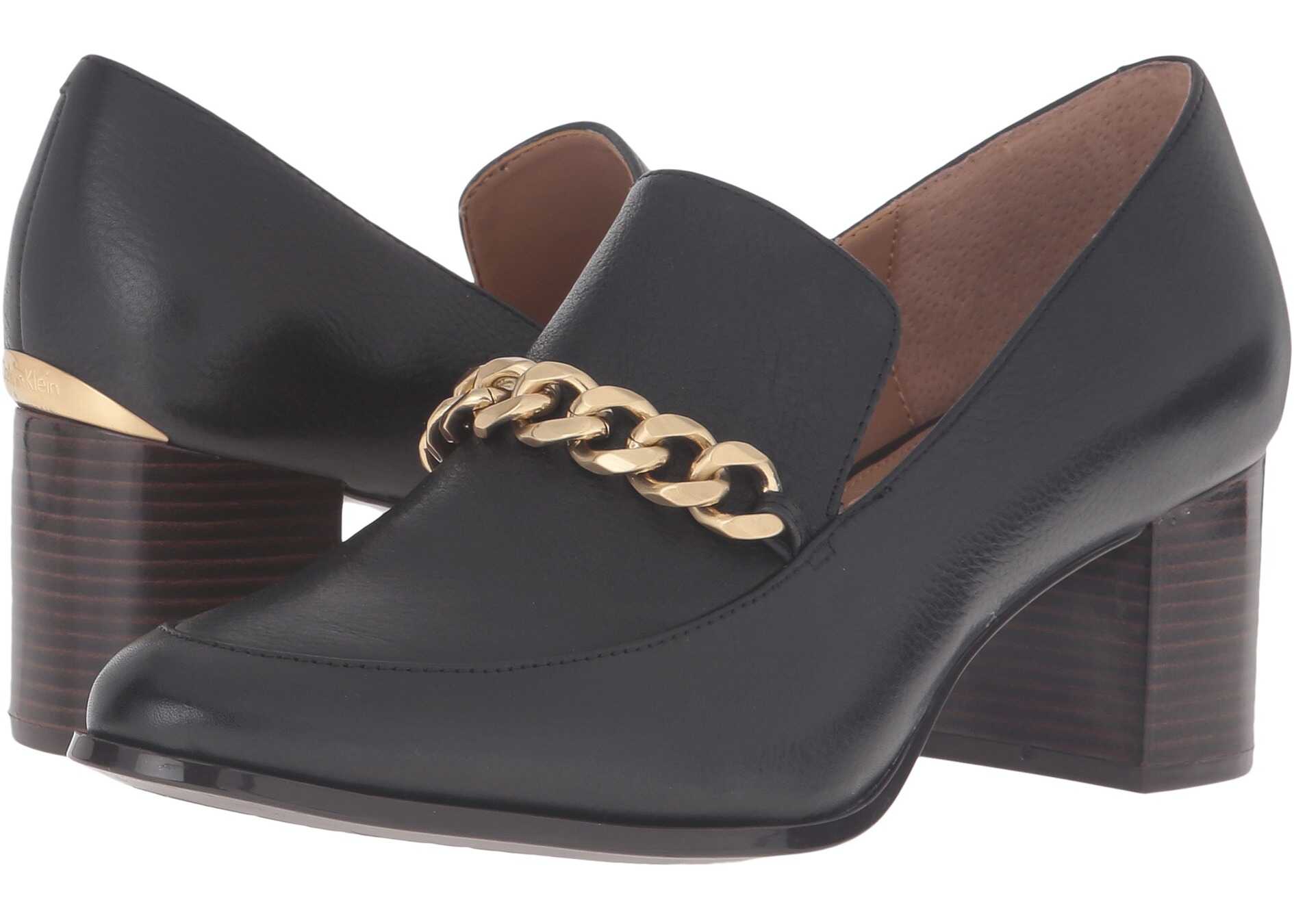 Pantof Calvin Klein Finney Black Waxy Tumbled Leather
