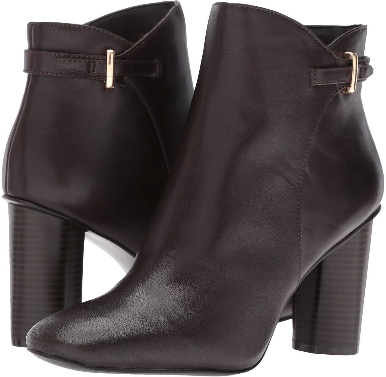 Gheata Nine West Vaberta Dark Brown Leather