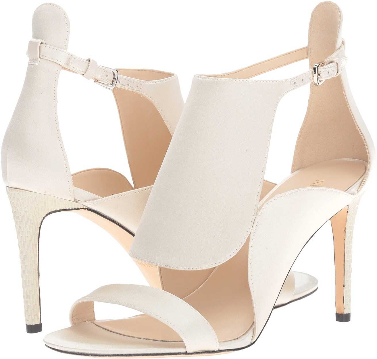 Pantof Nine West Denita 2 Off-White Satin