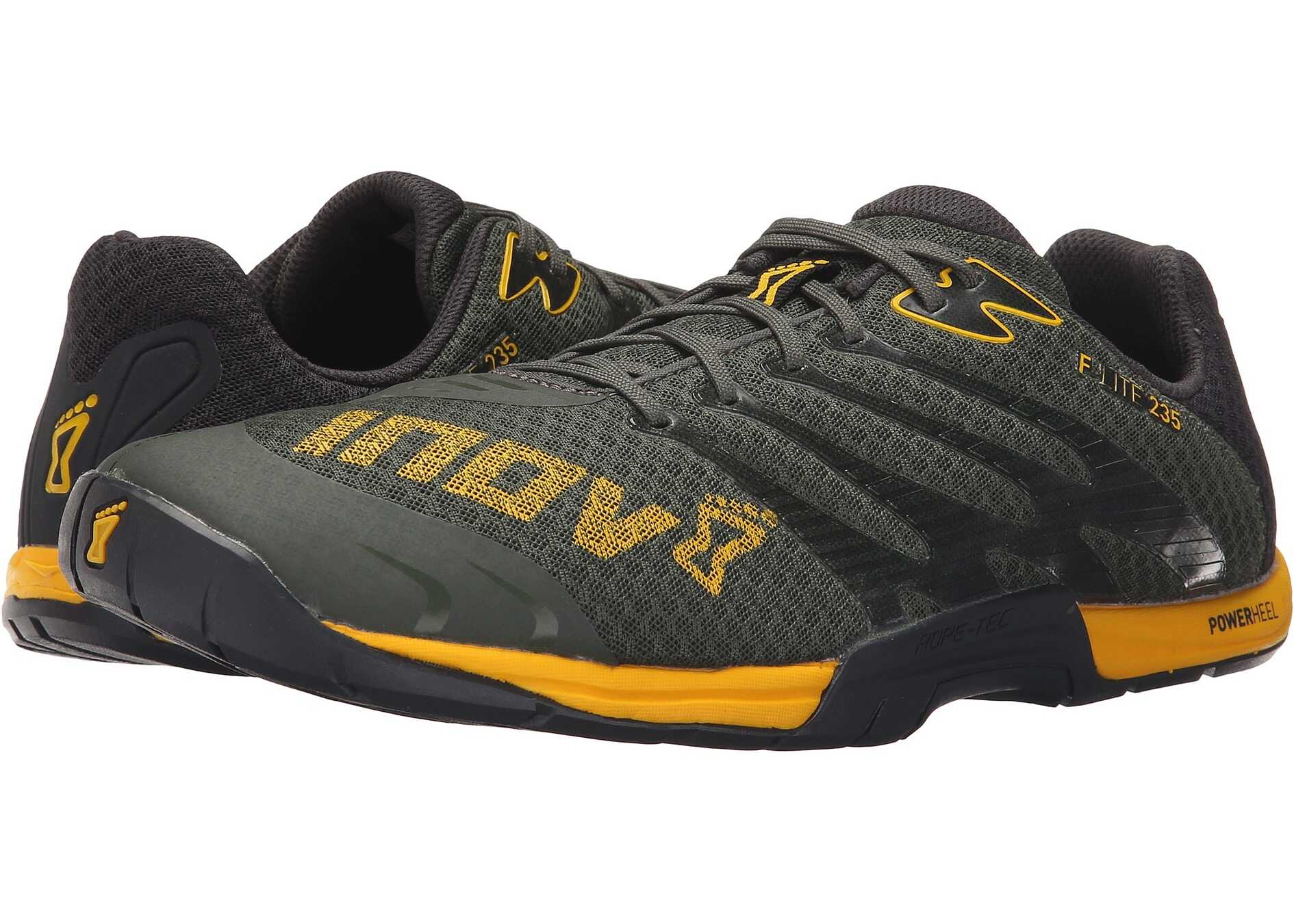 inov-8 F-lite 235 Dark Green/Yellow