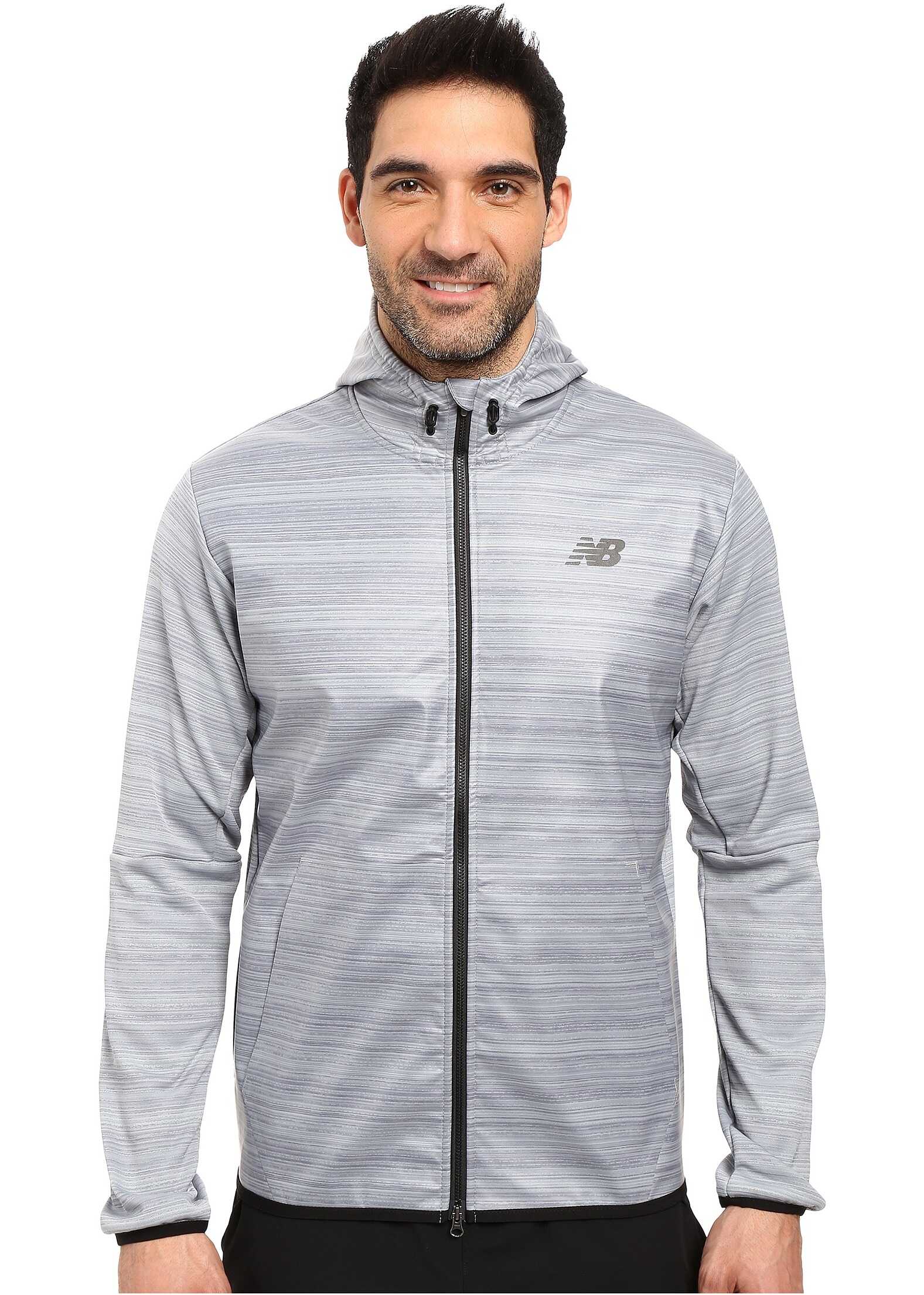 Geaca New Balance Kairosport Jacket Athletic Grey