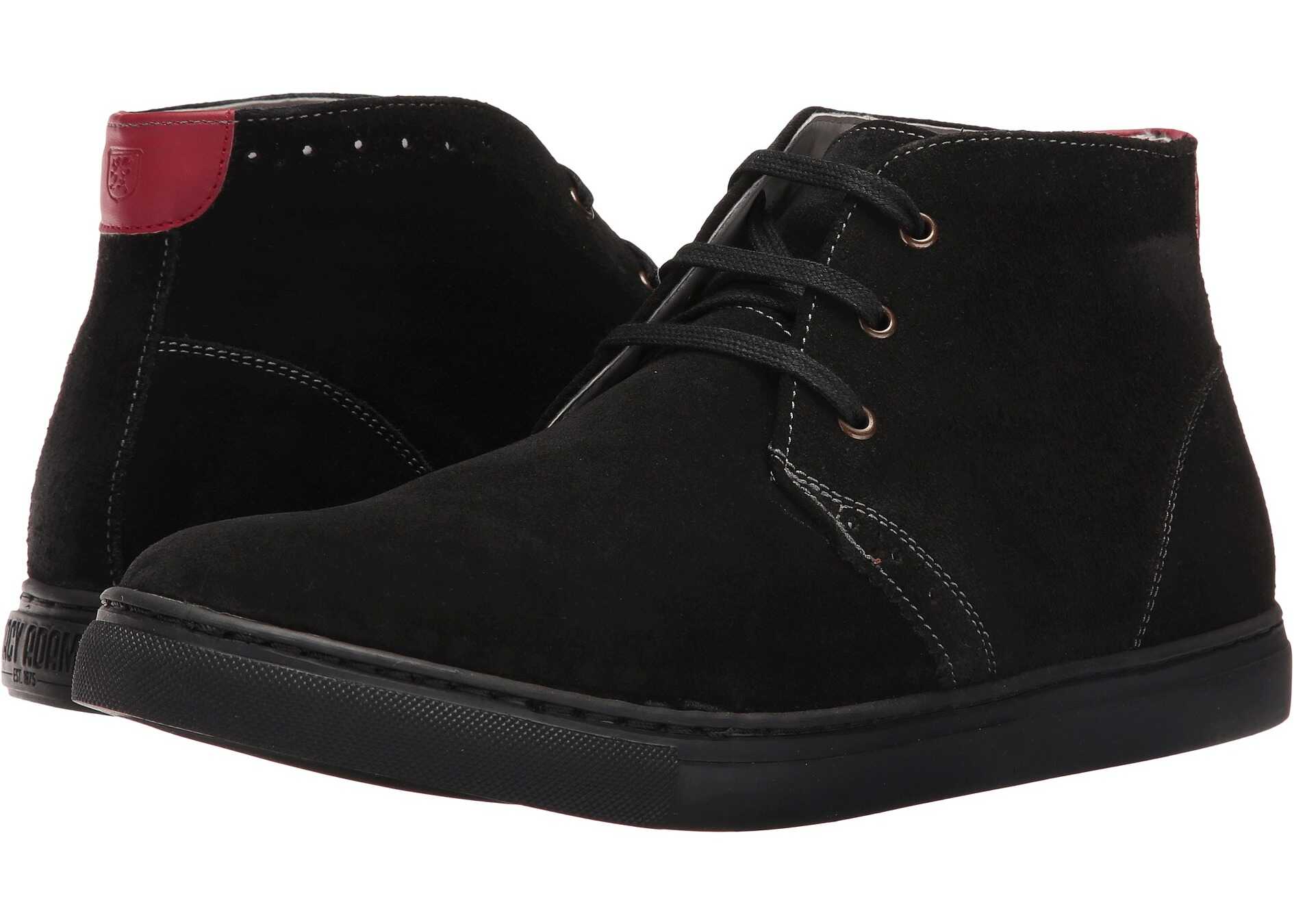Gheata Stacy Adams Wyler Chukka Boot Black Suede