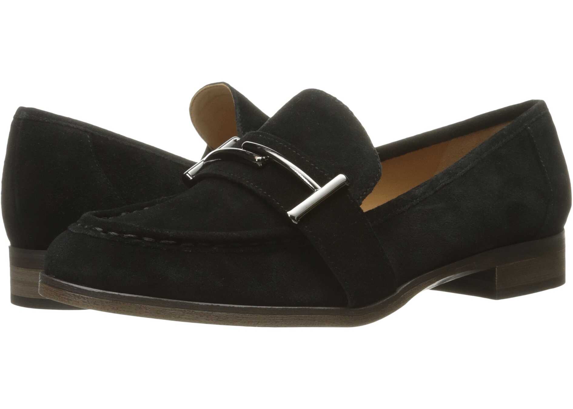 Mocasin Franco Sarto Baylor Black Velour Suede