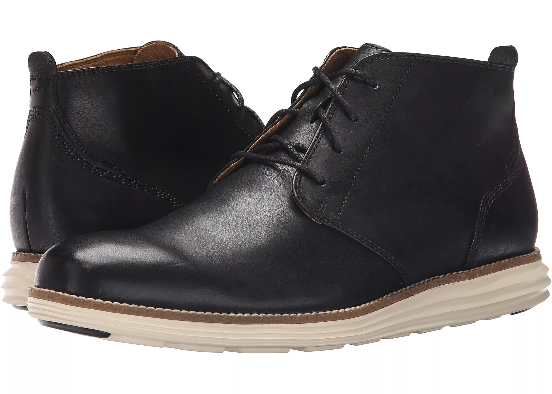 Gheata Cole Haan Original Grand Chukka Black/White