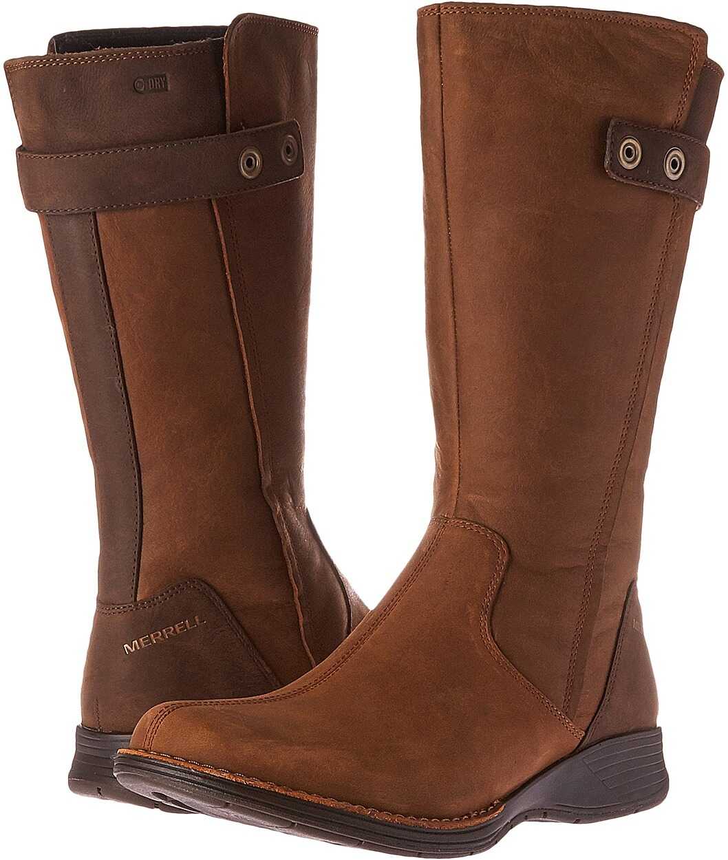 Gheata Merrell Travvy Tall Waterproof Merrell Tan