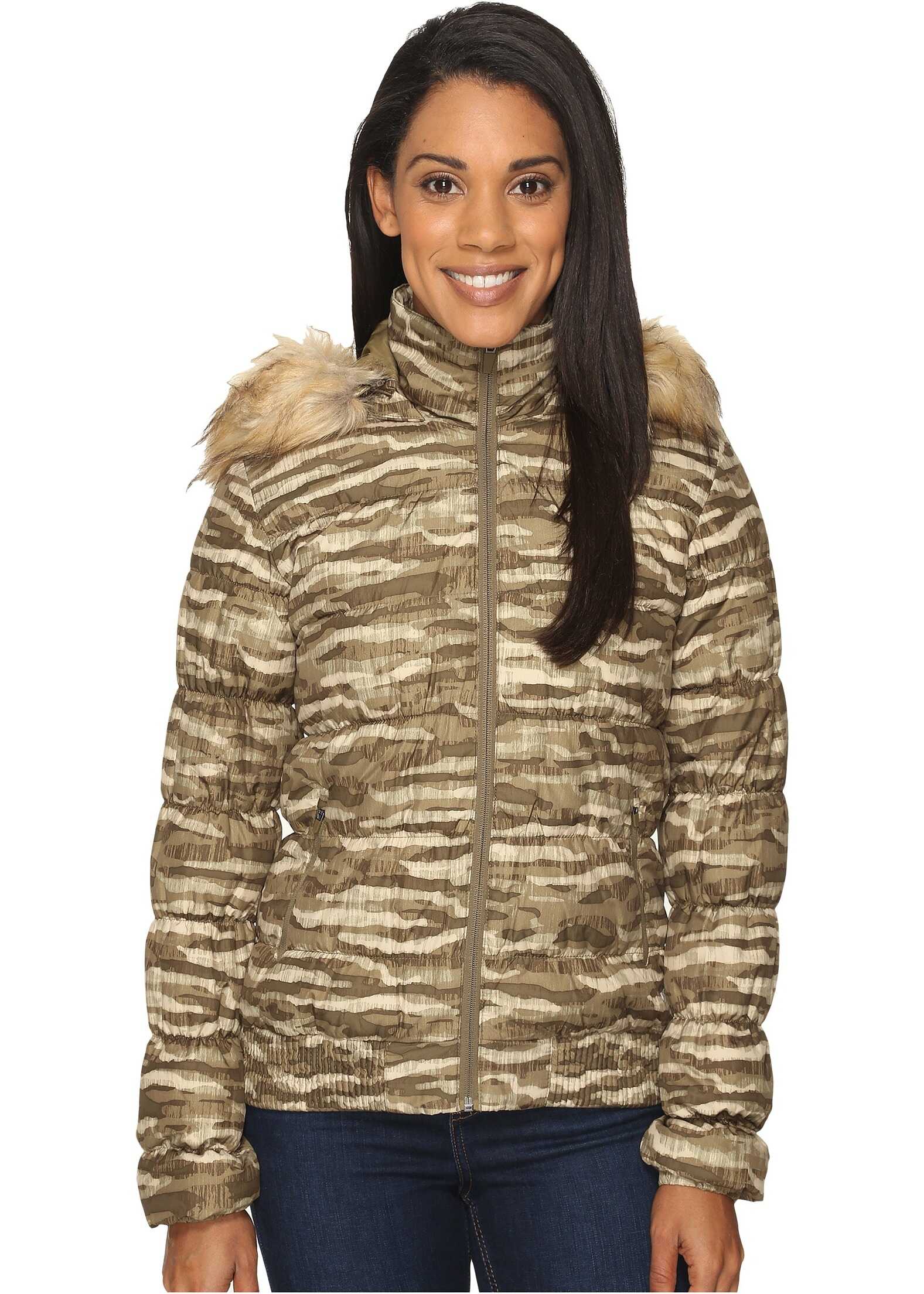 Geaca Merrell Silversun Featherless Puffer 2.0 Gothic Olive Print