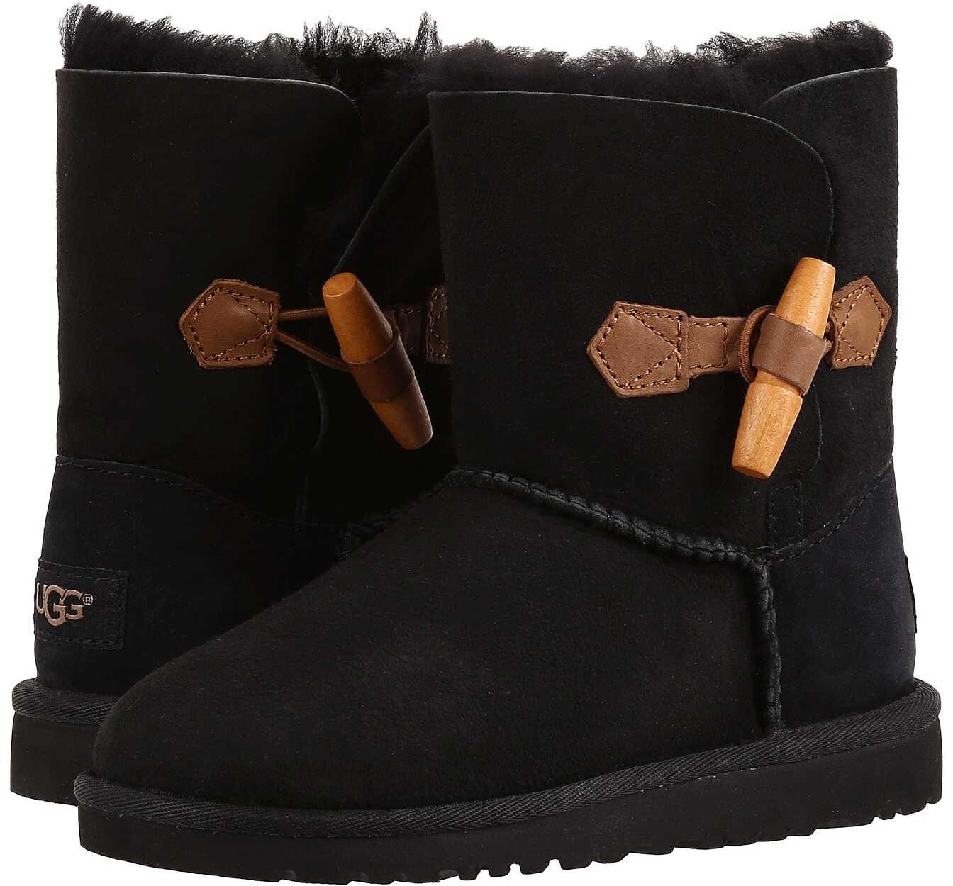 Gheata UGG Kids Ebony (Little Kid/Big Kid) Black