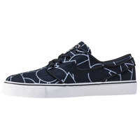Tenisi & Adidasi Nike Skateboarding Stefan Janoski Canvas Print Gs Kids Trainers In Black White Baieti