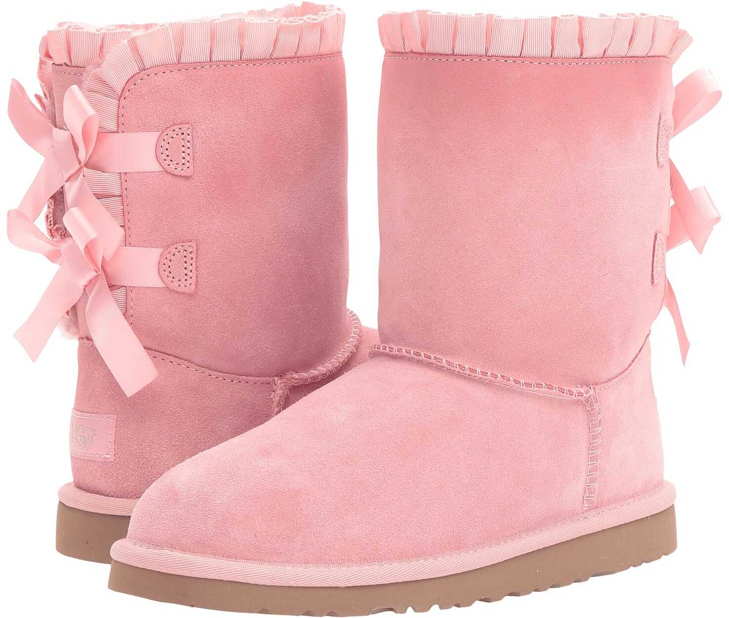 Gheata UGG Kids Bailey Bow Ruffles (Big Kid) Baby Pink
