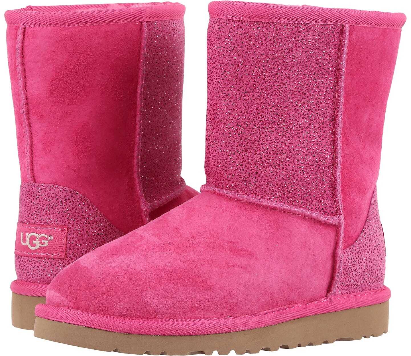 Gheata UGG Kids Classic Short Serein (Little Kid/Big Kid) Diva Pink