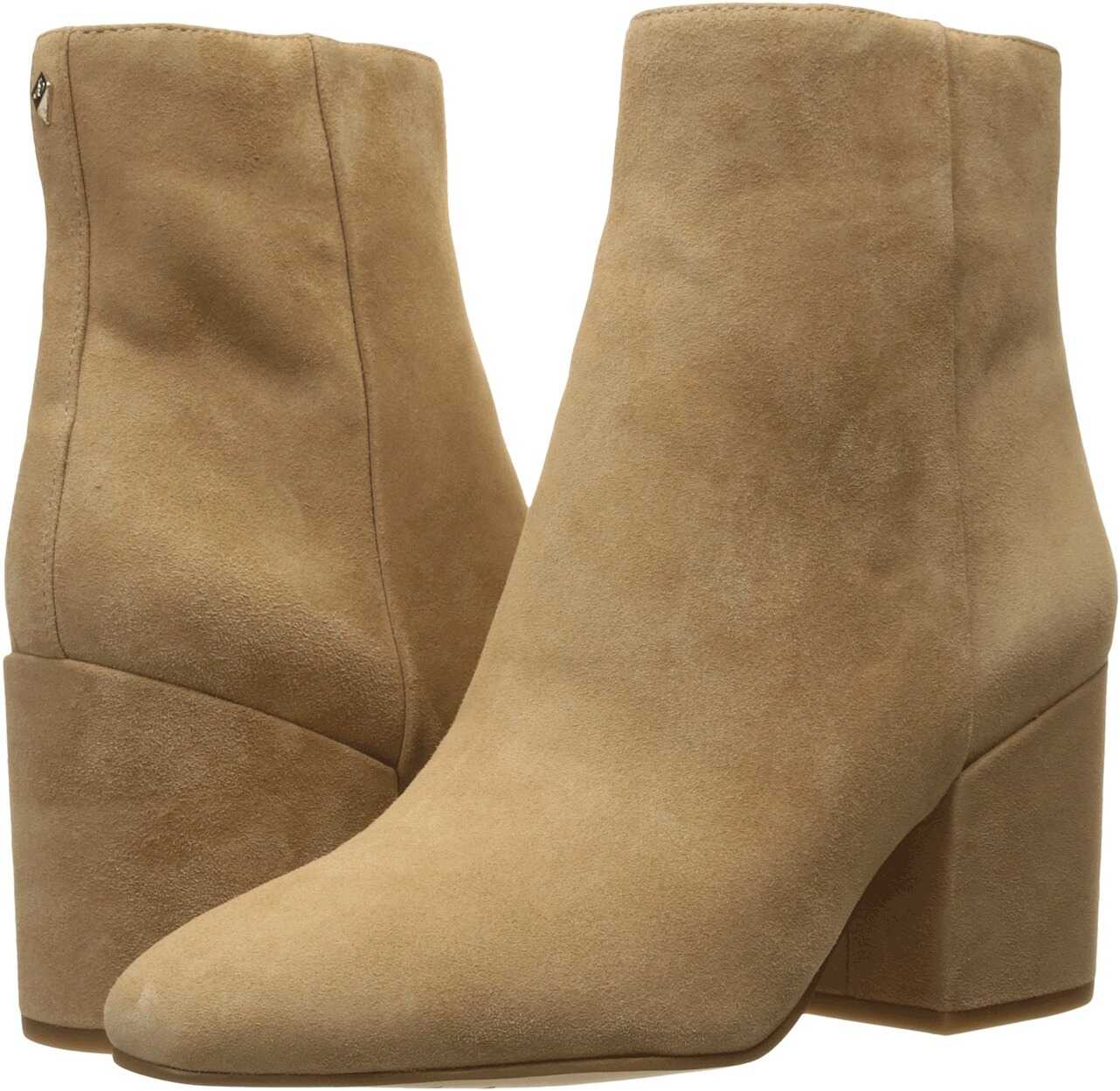 Gheata Sam Edelman Taye Golden Caramel Kid Suede Leather