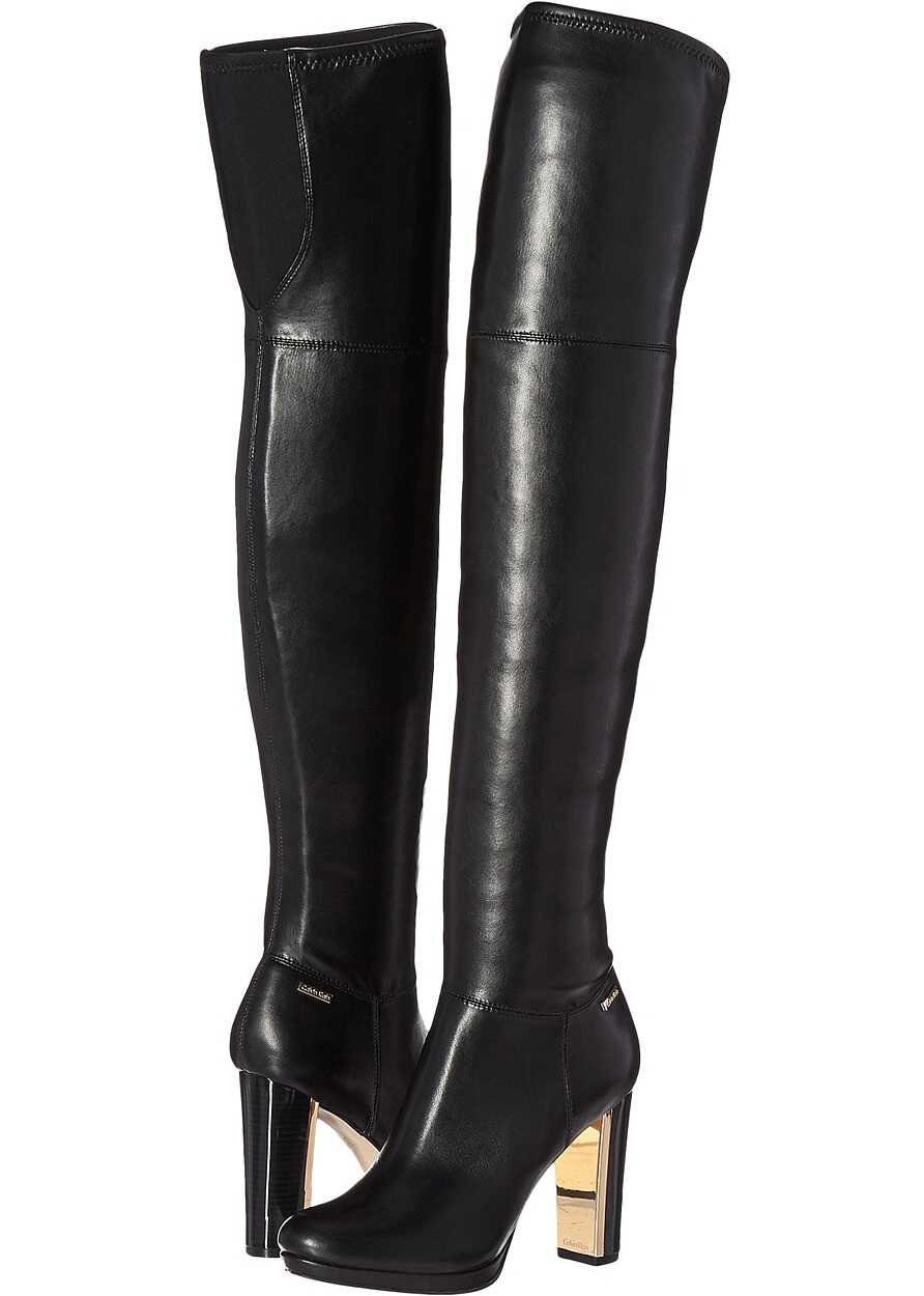 Gheata Calvin Klein Polomia Black Neoprene/Stretch Nappa