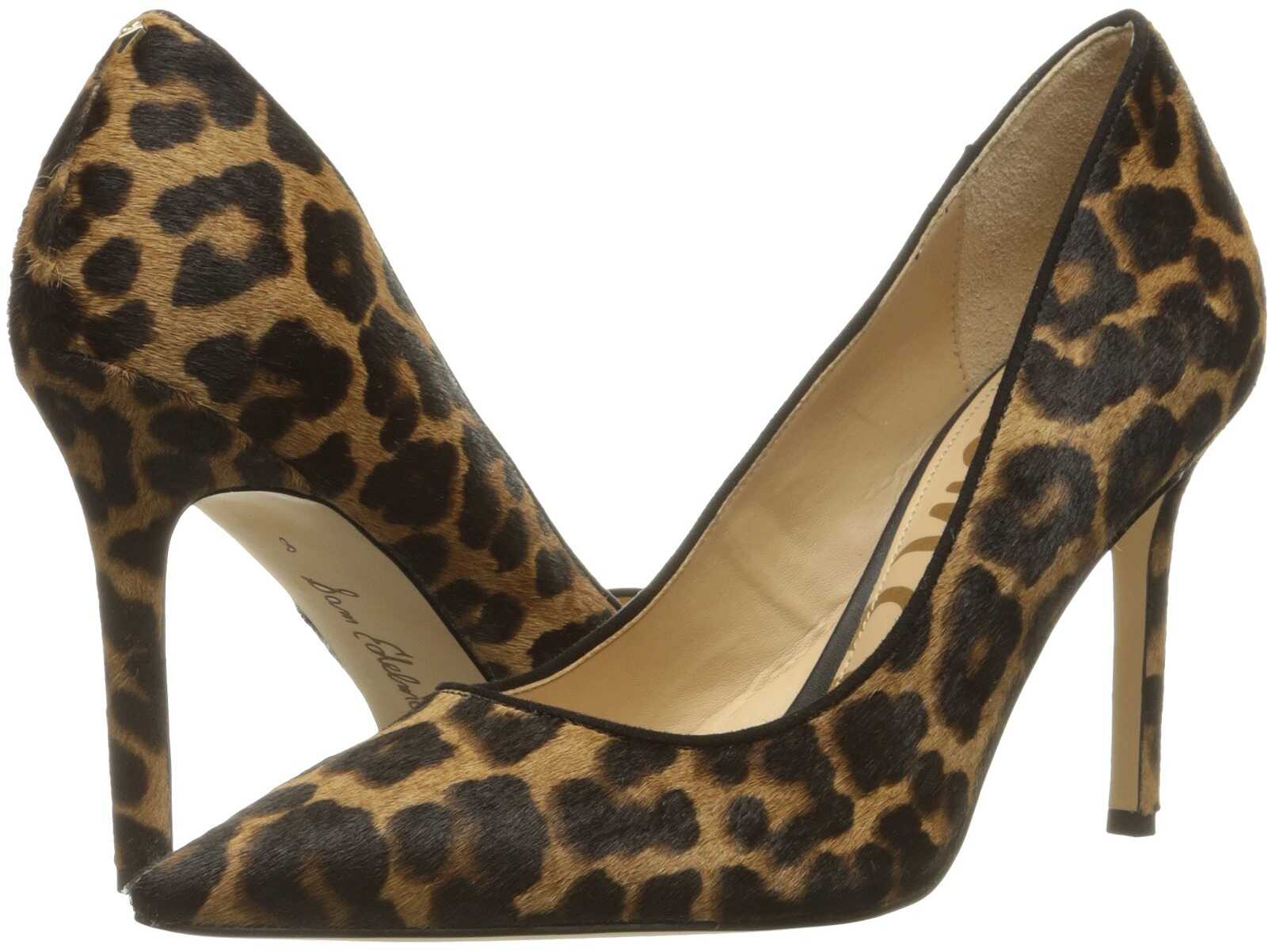 Pantof Sam Edelman Hazel Brown Sahara Leopard Brahma Hair