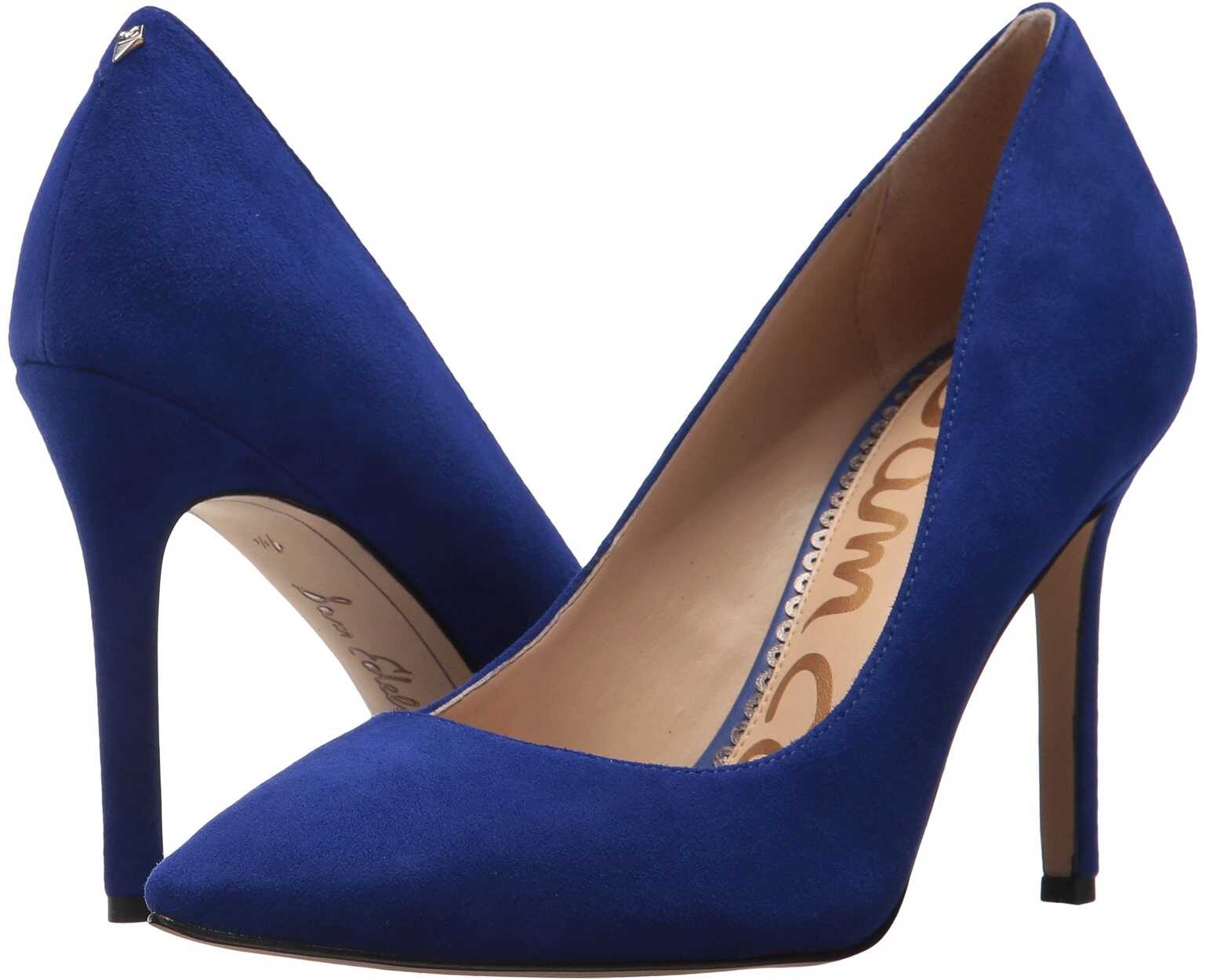 Pantof Sam Edelman Hazel Blue Iris Kid Suede Leather